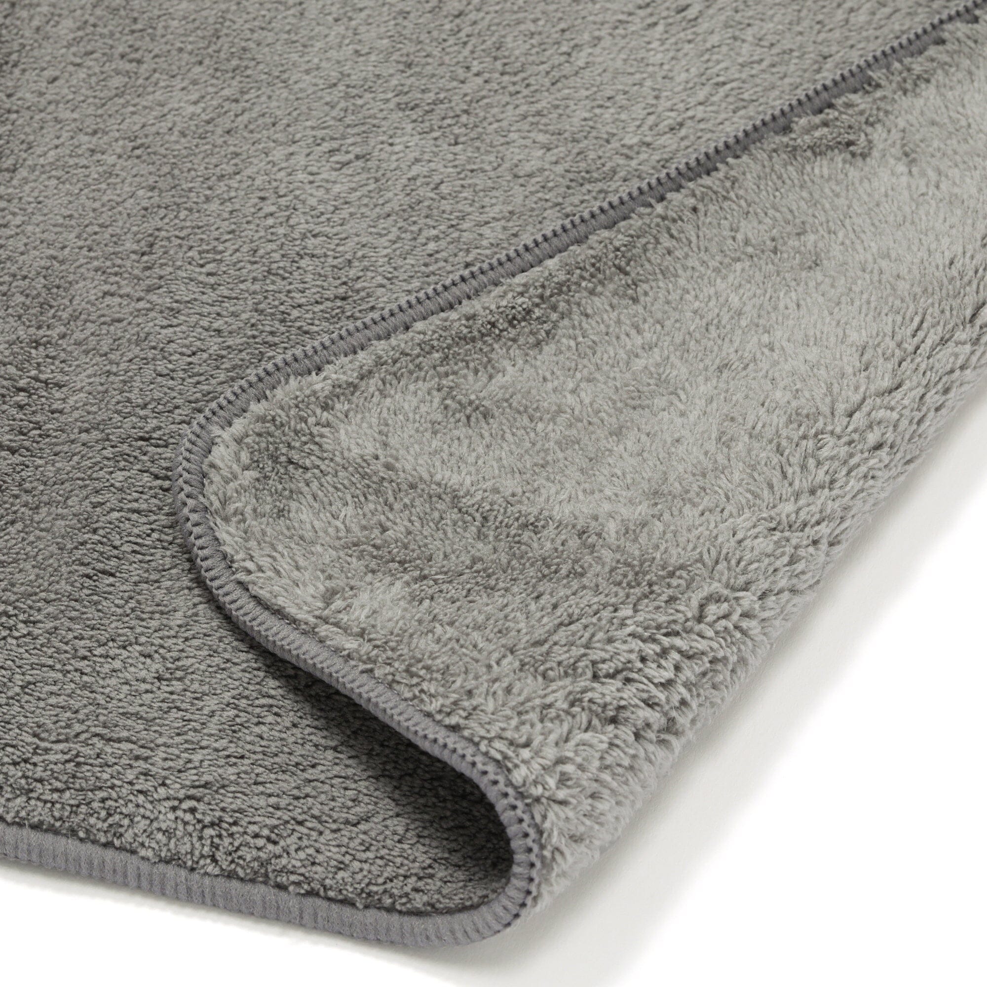 Premium 4-Piece Microfiber Face Towel Set - Soft, Absorbent & Quick-Drying - Gray Facial Towels for Skincare, Makeup Removal & Gym Use