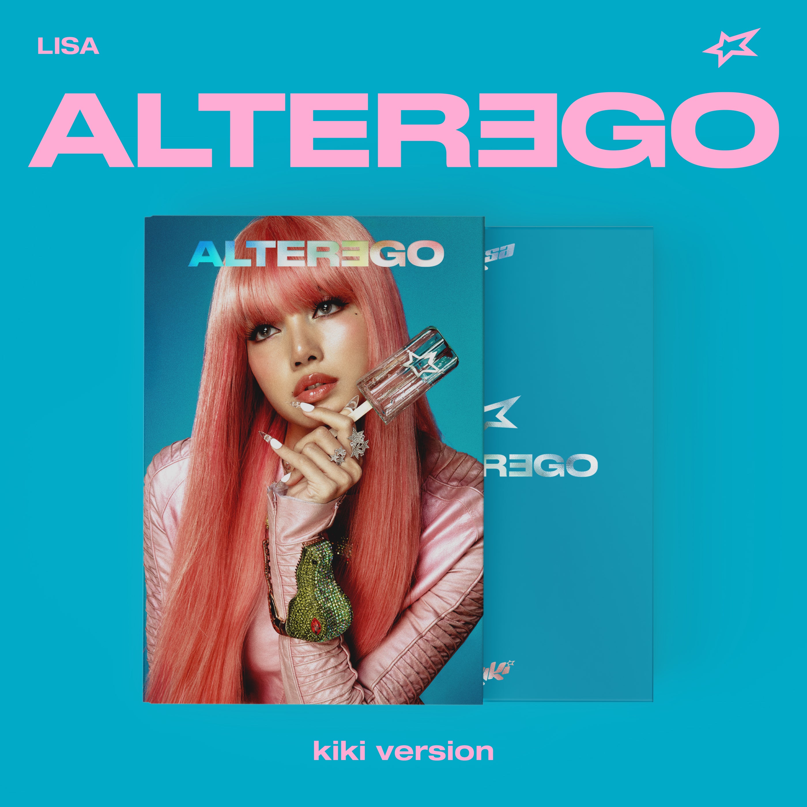 BLACKPINK LISA ALBUM 'ALTER EGO' - K-POP CD + Photobook + Poster - Perfect for K-POP Fans Collection & Room Decor