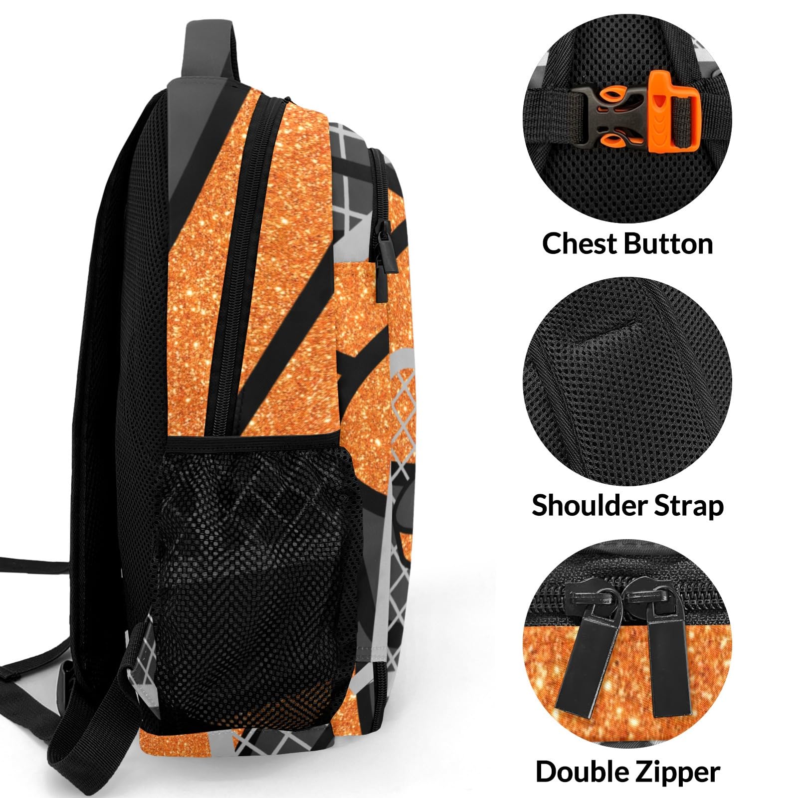 Custom Ice Hockey Player Number Backpack - Personalized School Book Bag for Kids & Teens - Perfect for Sports, School, and Everyday Use