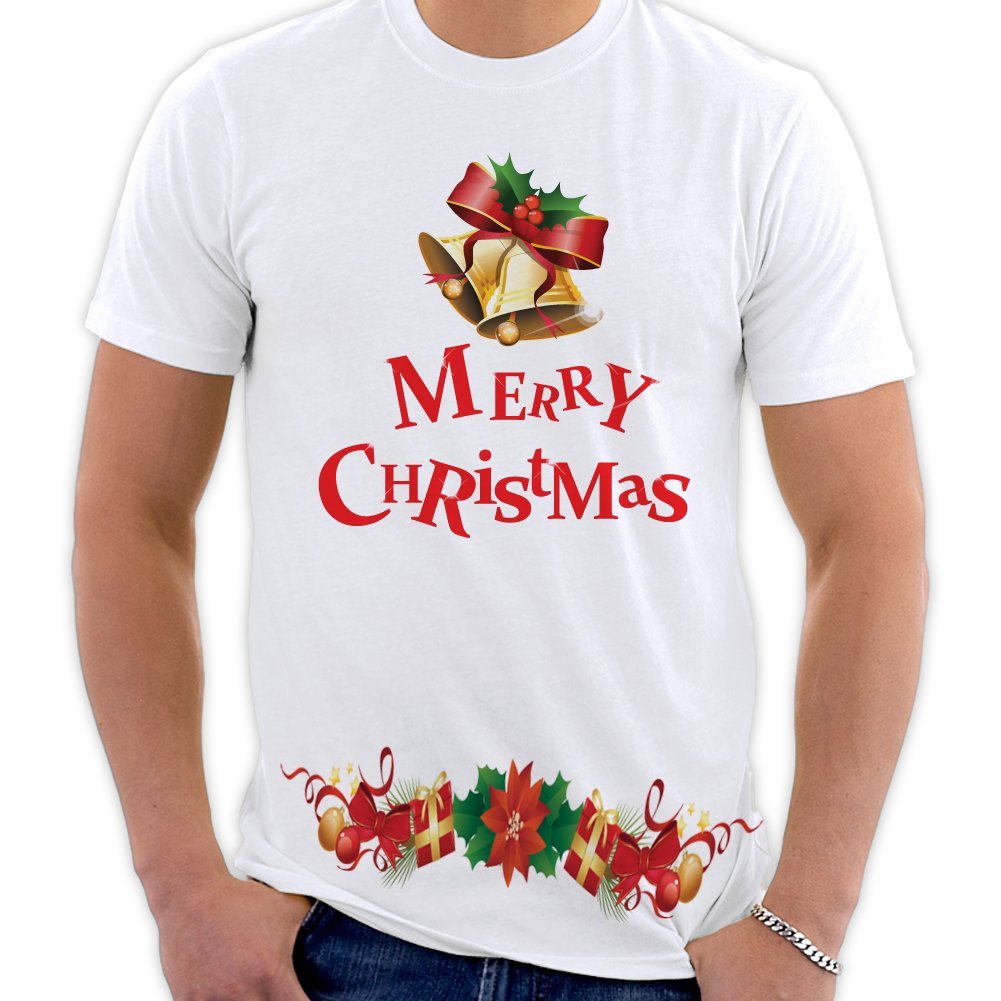 Winter Christmas T-Shirts for Men - Cozy Holiday Graphic Tees | Perfect for Family Gatherings, Office Parties & Festive Outfits