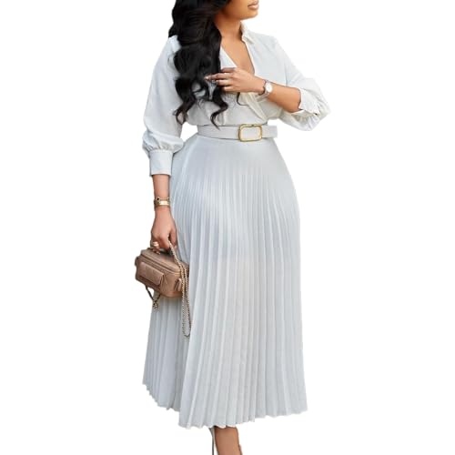 Pleated White