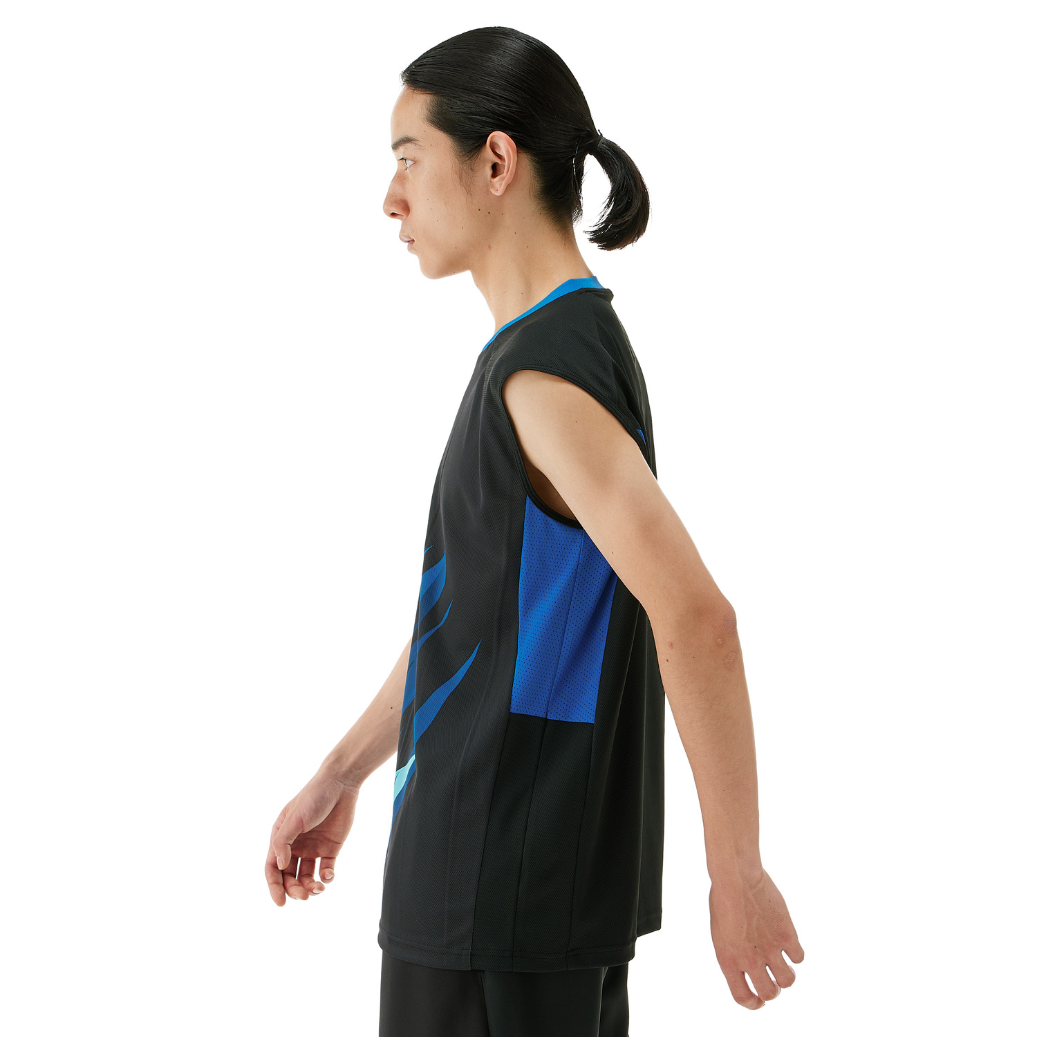 Yonex Premium Game Sleeveless Top 10669Y Black - High-Quality Men's Tennis Shirt Made in Japan | Perfect for Summer Training & Competitive Matches