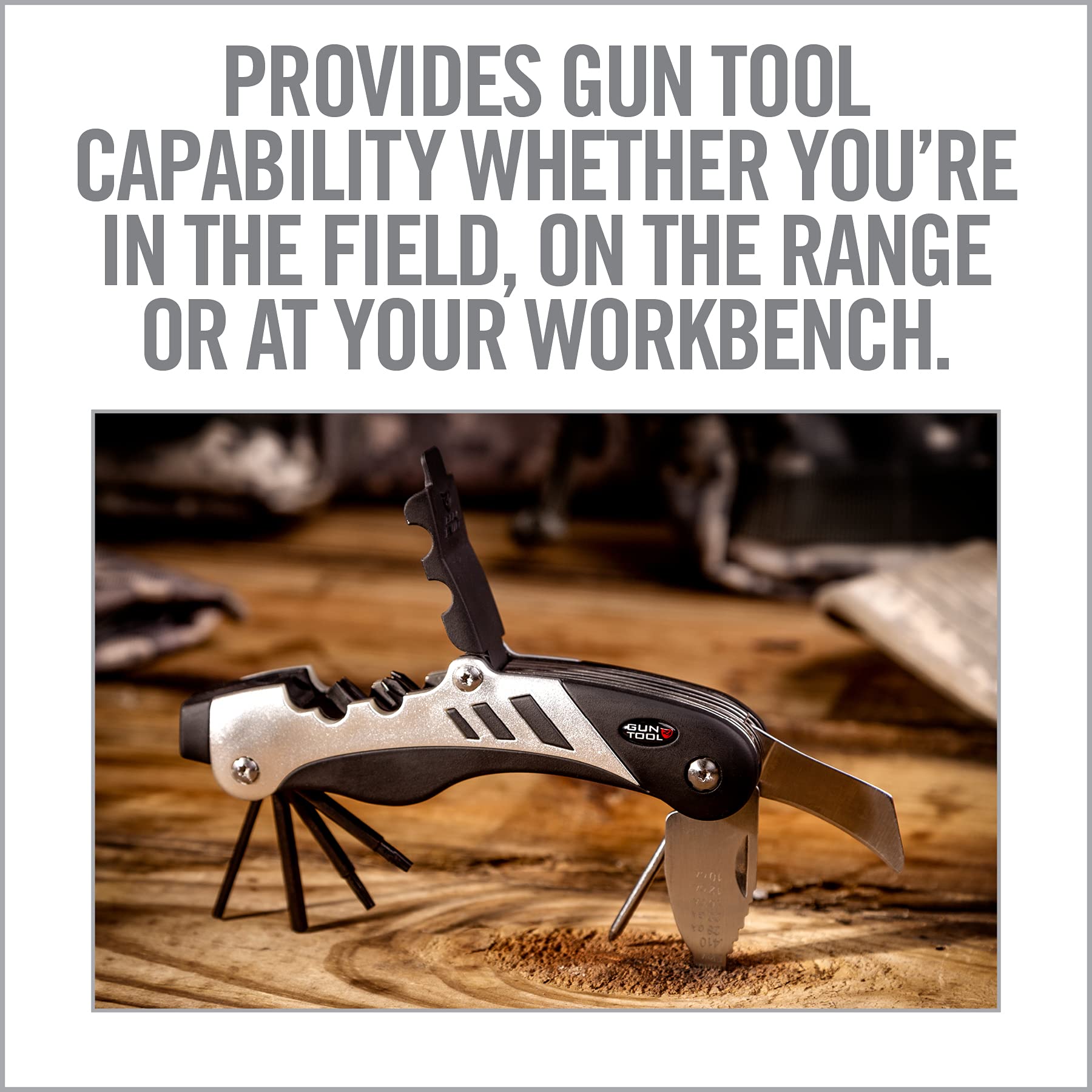 **Real Avid Gun Tool - 18-in-1 Gunsmithing Multi-Tool for Shotguns & Rifles - Includes Bit Driver, Torq Bits, Choke Tube Wrench, Allen Wrench, Scope Tool & Punch Tool - Perfect for Firearm Maintenance, Cleaning & Repair**