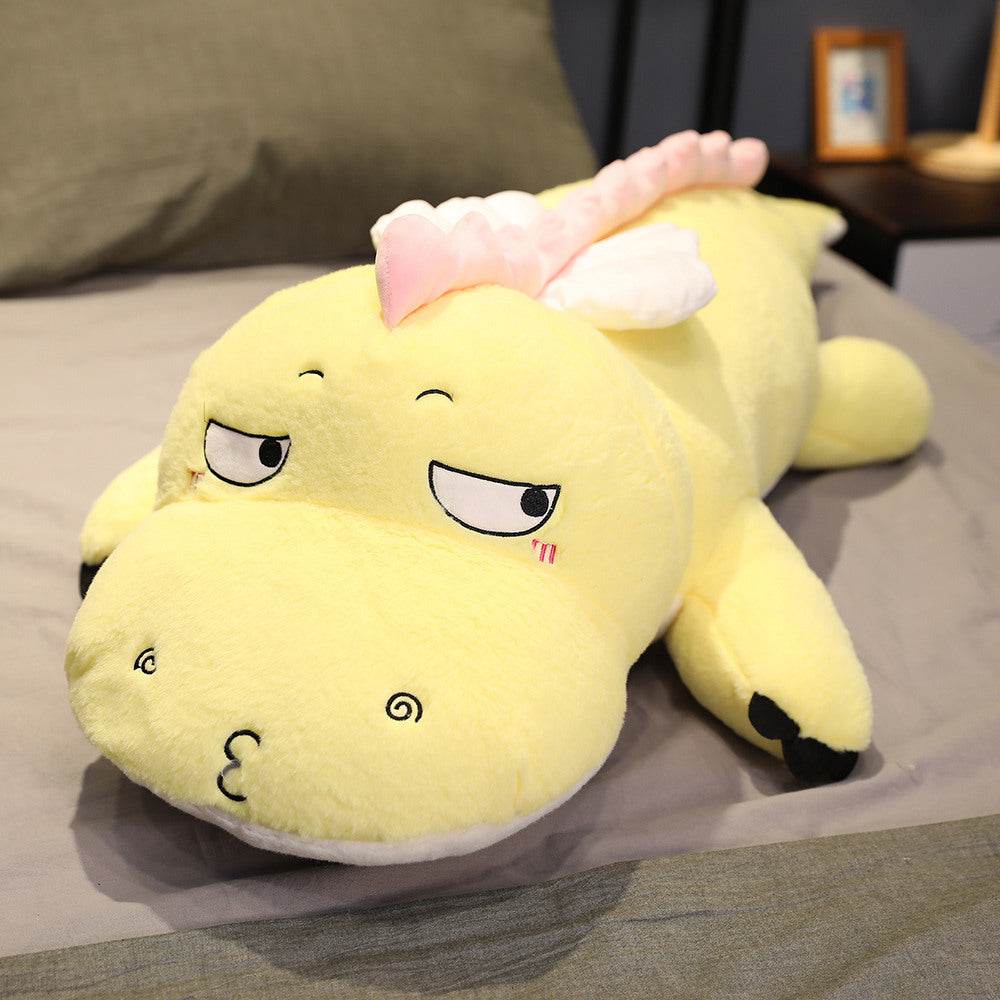 Barney: 4.2ft Giant Dinosaur Body Pillow Plush Toy - Soft Hugging Pillow for Kids & Adults, Perfect for Cuddling, Sleeping, and Home Decor