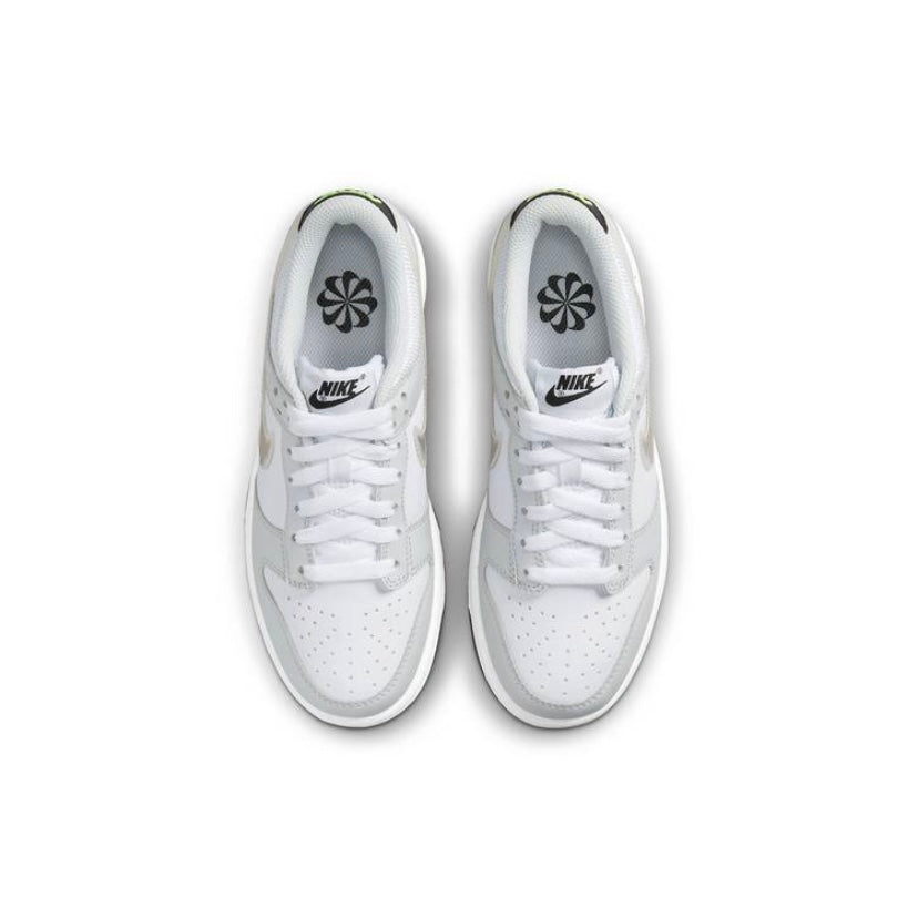 Nike Dunk Low GS Glitch Swoosh Photon Grey - Stylish Sneakers for Girls, Casual Wear & Street Fashion