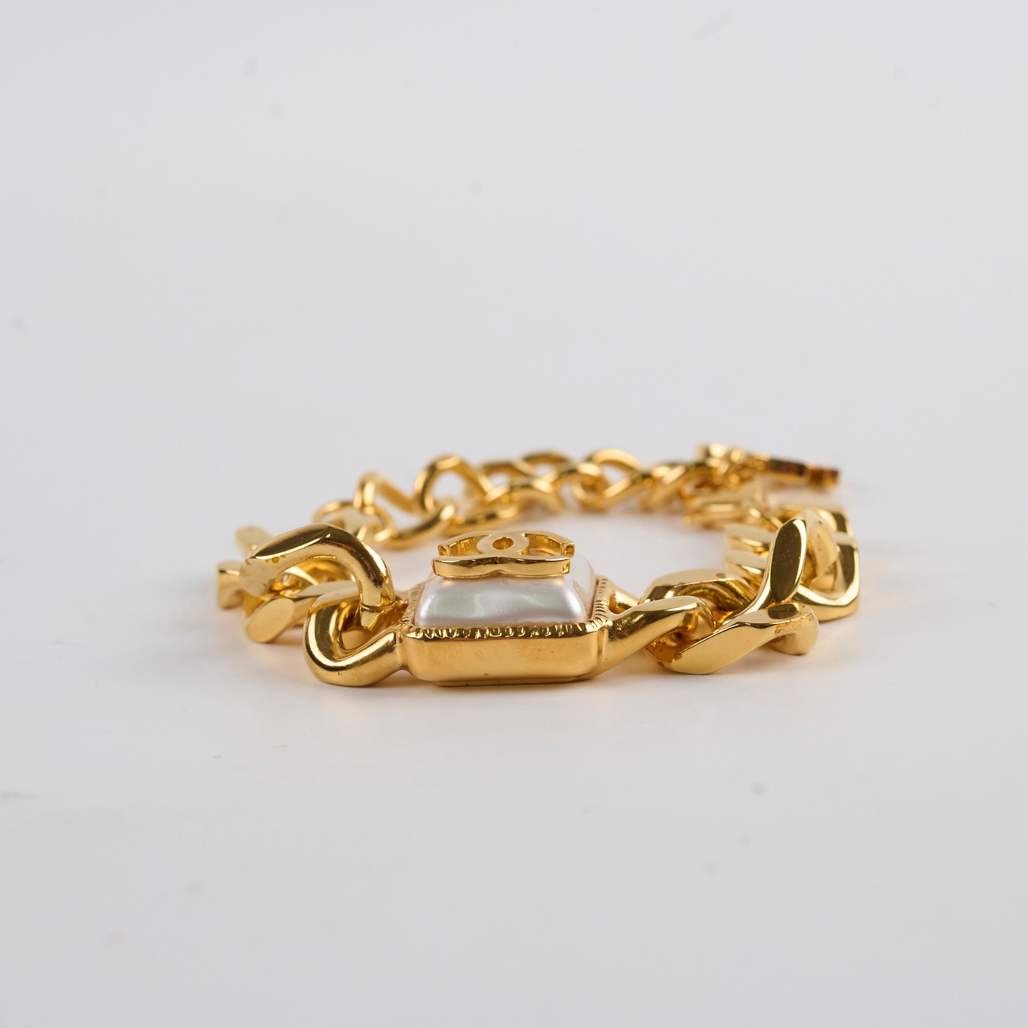Chanel Pearl CC Chain Link Bracelet for Women - Luxury Fashion Jewelry Gift for Birthday, Anniversary & Special Occasions