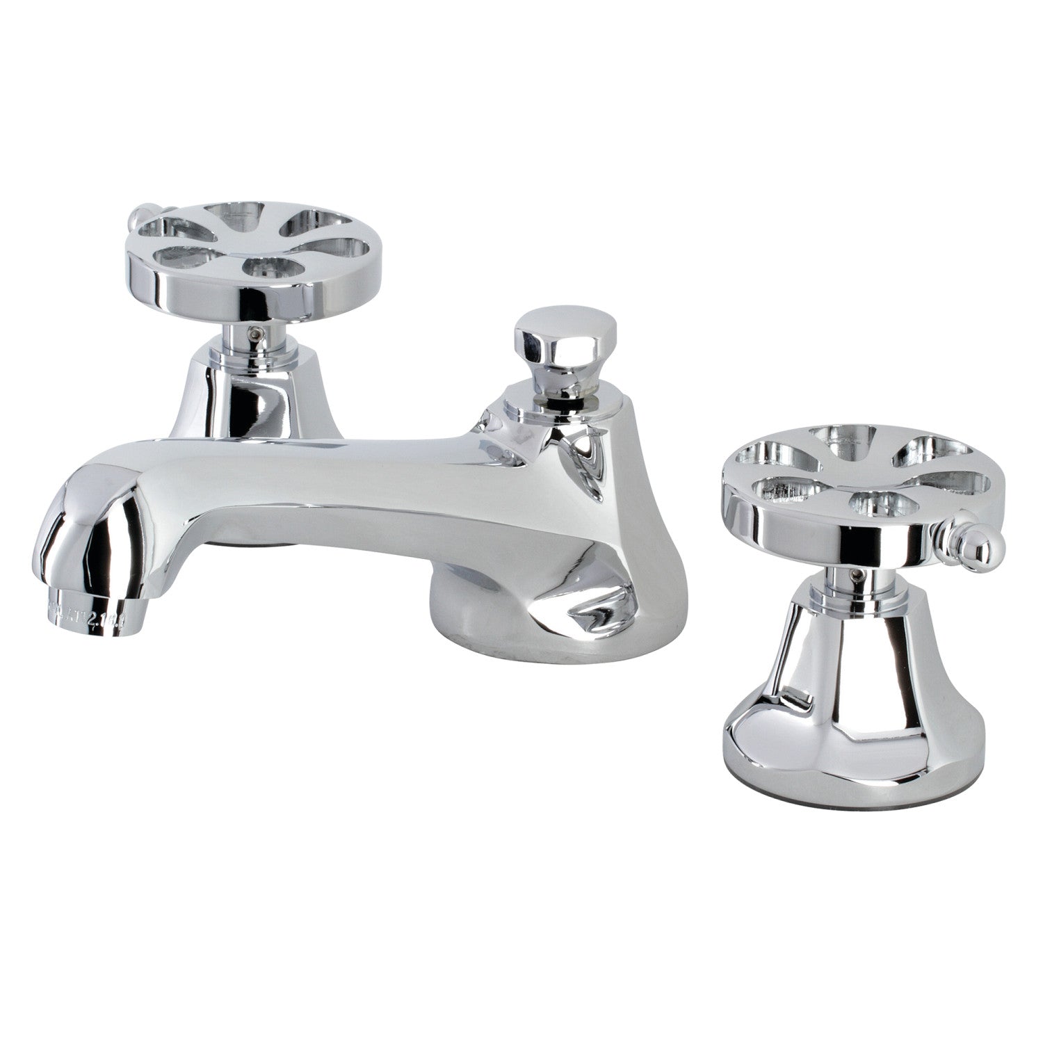 Belknap KS4461RX 3-Hole Widespread Bathroom Faucet with Brass Pop-Up Drain - Polished Chrome Finish - Perfect for Modern Bathroom Vanities and Sink Upgrades