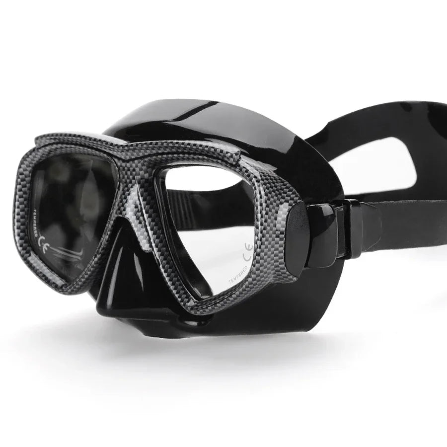 Aleefa Unisex Anti-Fog Swimming Goggles with Tempered Glass Lens for Myopia - PC & Silicone Design - Perfect for Pool, Beach & Competitive Swimming