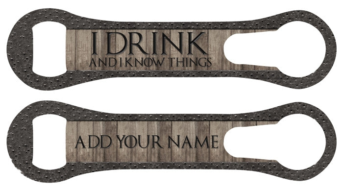 V Rod® Bottle Opener - Personalized Name Engraved Bar Tool for Beer & Soda - Perfect for Home Bars, Parties, and Outdoor BBQs