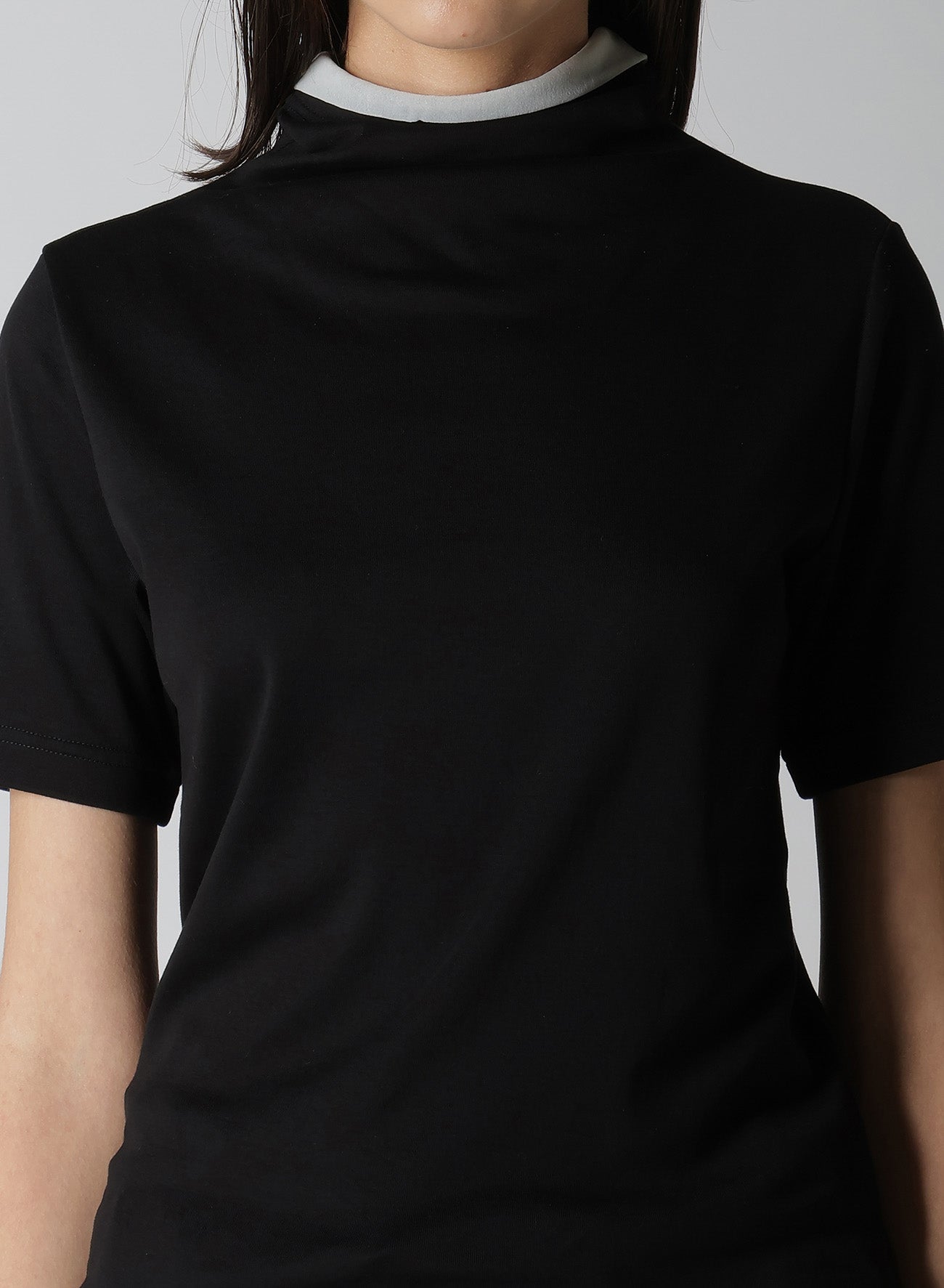 Premium Cotton & Polyester Blend High Neck Half Sleeve Top - Breathable Gauze Fabric for Women | Perfect for Casual Wear, Office Outfits & Summer Fashion