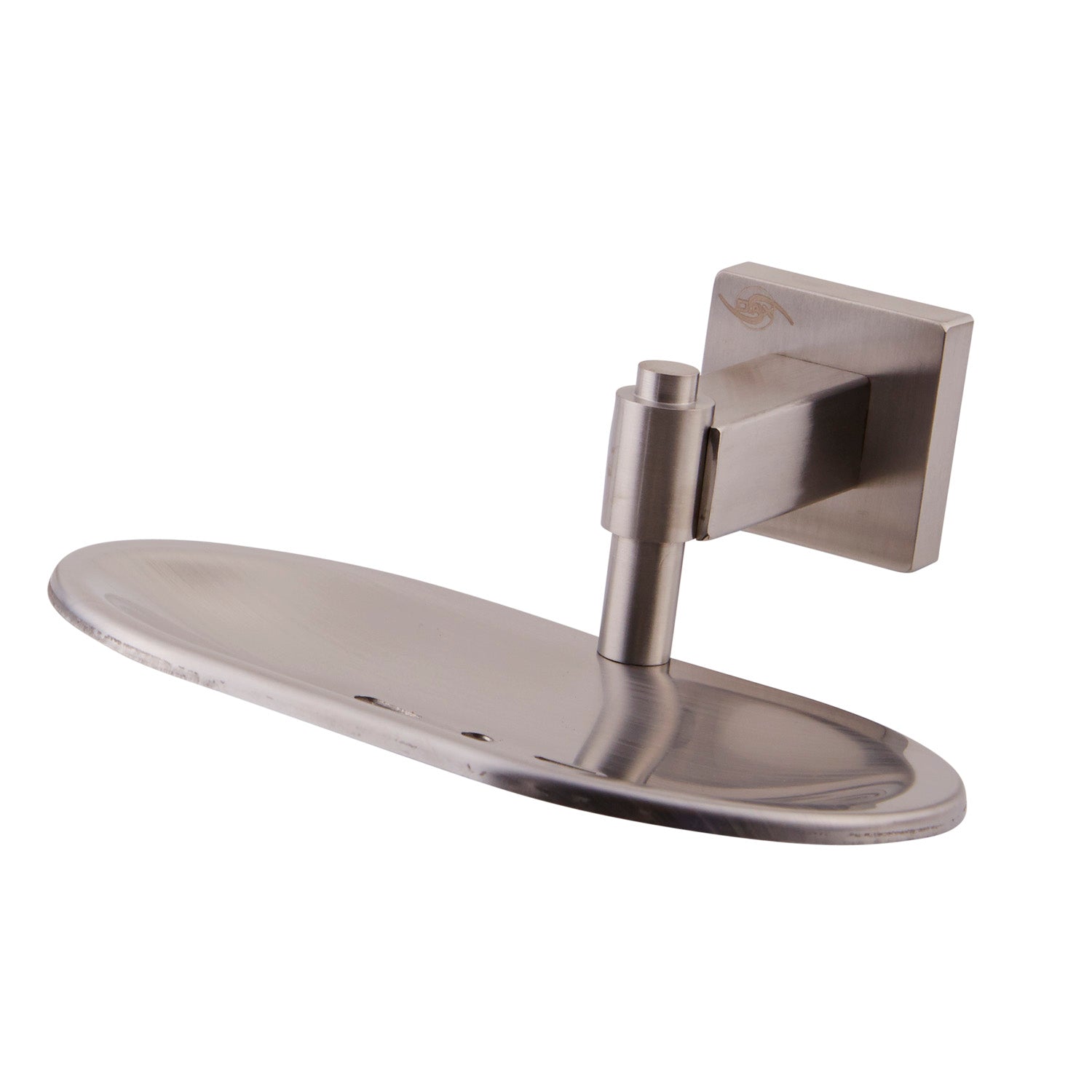 Premium Stainless Steel Soap Dish - Wall Mounted Bathroom Tray with Polish Finish, 6.125 x 2.437 x 5.937 Inches (DAX G0105A P) - Ideal for Shower, Kitchen Sink & Bathroom Organization
