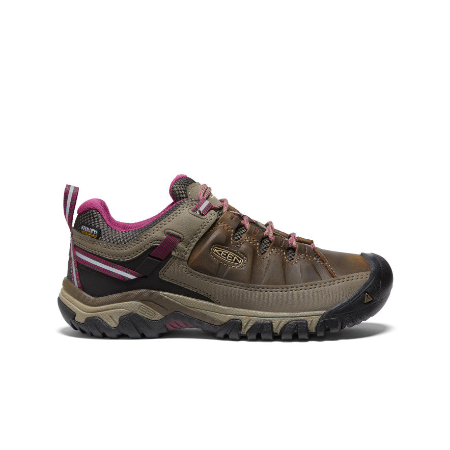 Women's KEEN Targhee III Waterproof Hiking Boots - Weiss/Boysenberry Color | Outdoor Adventure, Trail Walking & Camping Footwear
