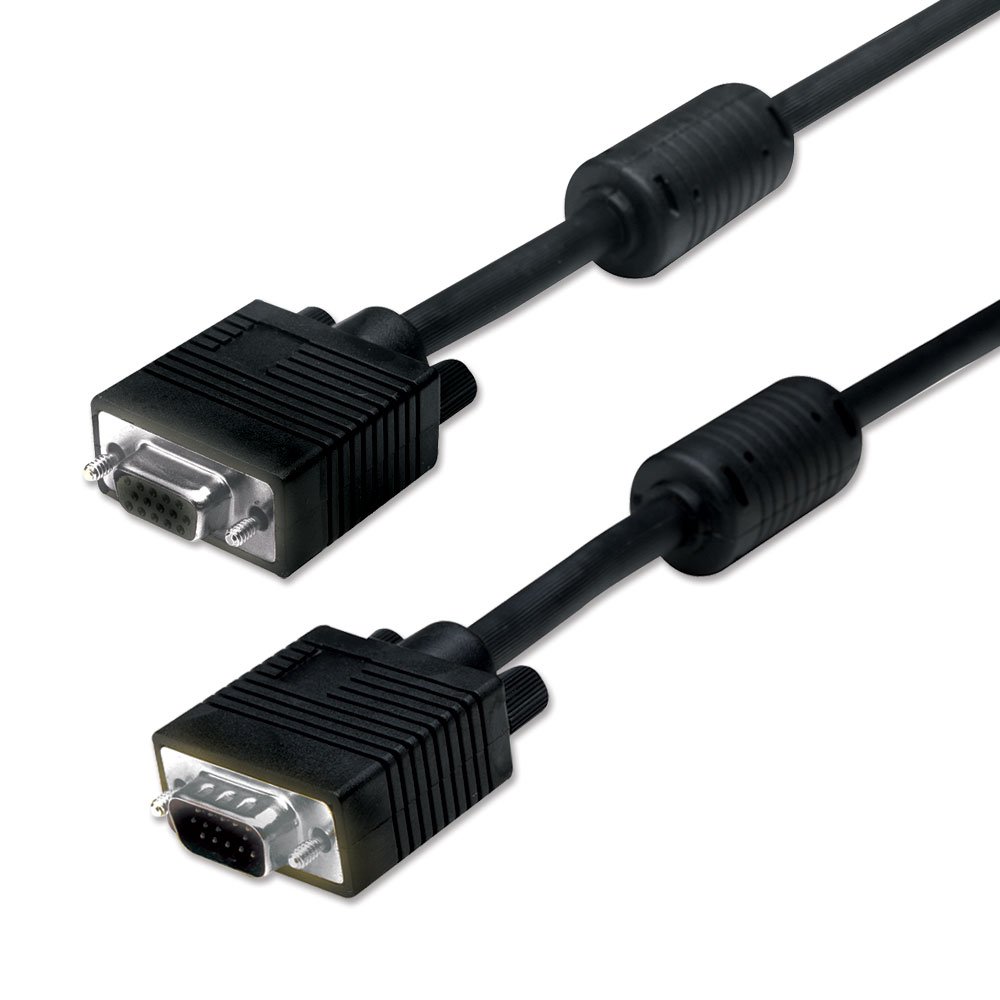 BlueDiamond 328746 Premium VGA Extension Coaxial Cable - Male to Female, 100ft for Home Theater, Gaming & Office Setup | High-Speed Signal Transmission