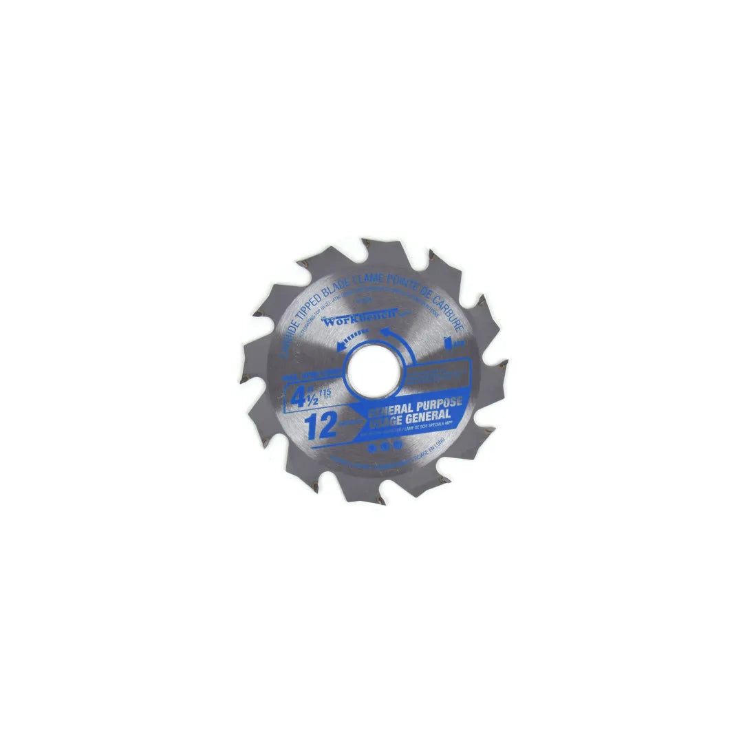 4 1/2 Inch 12-Tooth Saw Blade for Ripping & Framing - Perfect for Woodworking, DIY Projects & Construction Work
