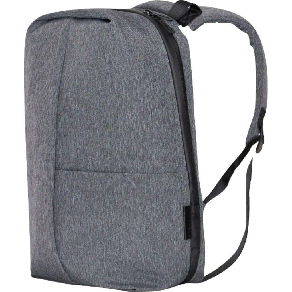Cote & Ciel Sormonne EcoYarn Backpack - Waterproof Laptop Backpack for Work & Travel, Black/Grey, Durable & Stylish Daypack for Commuters & Digital Nomads