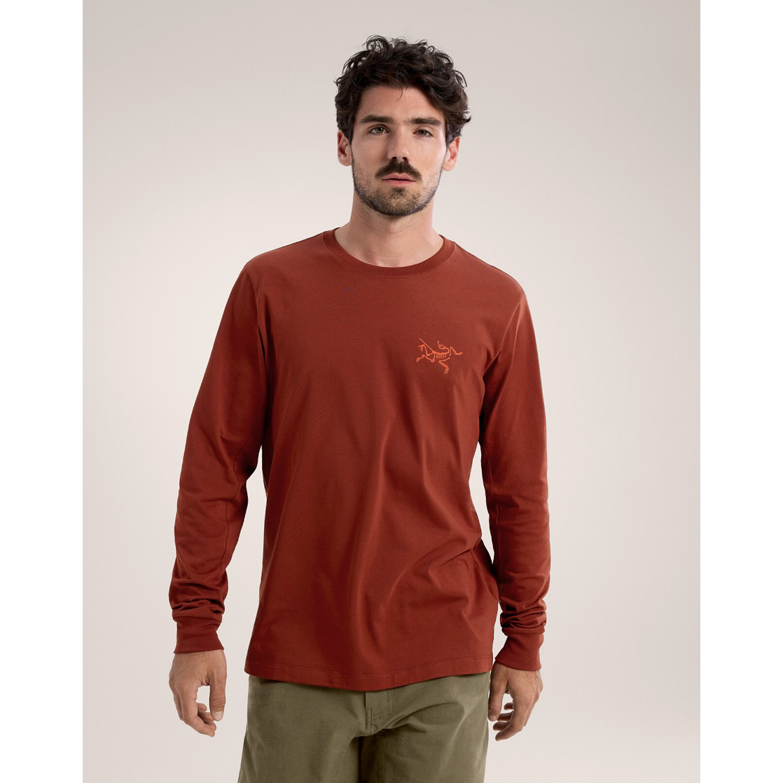 Arc'teryx Men's Long Sleeve Shirt with Multi Bird Logo - Lightweight Hiking & Outdoor Adventure Shirt for Camping and Travel