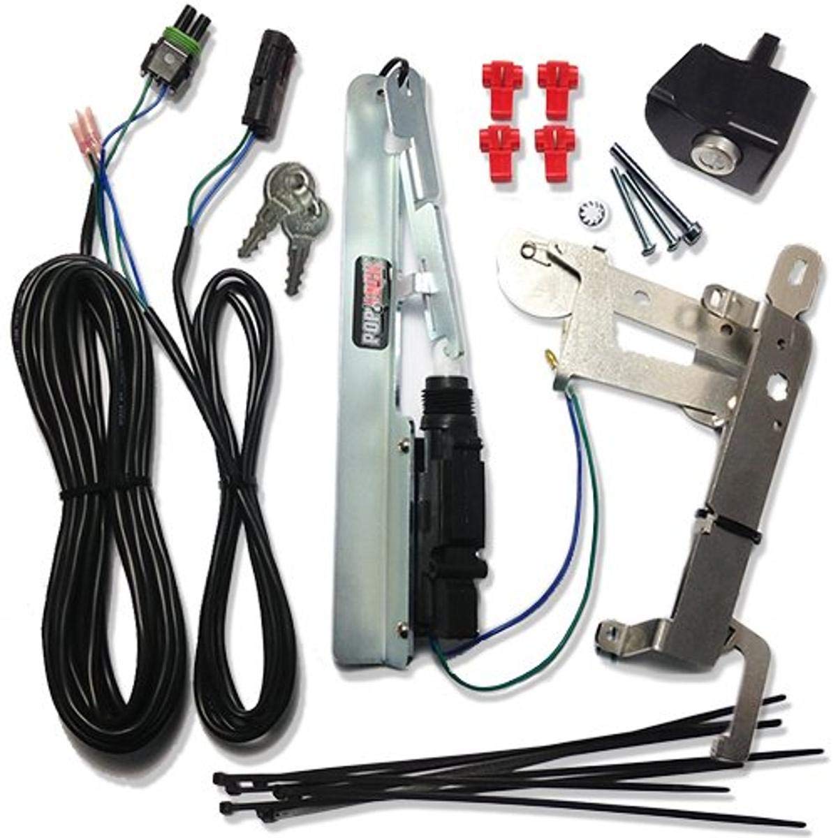 Pop & Lock PL8660 Smart Lock Combo Power Tailgate Lock for Honda Ridgeline (2005-2016) - Black | Secure Remote-Controlled Truck Bed Access | Perfect for Camping, Work Sites & Outdoor Adventures