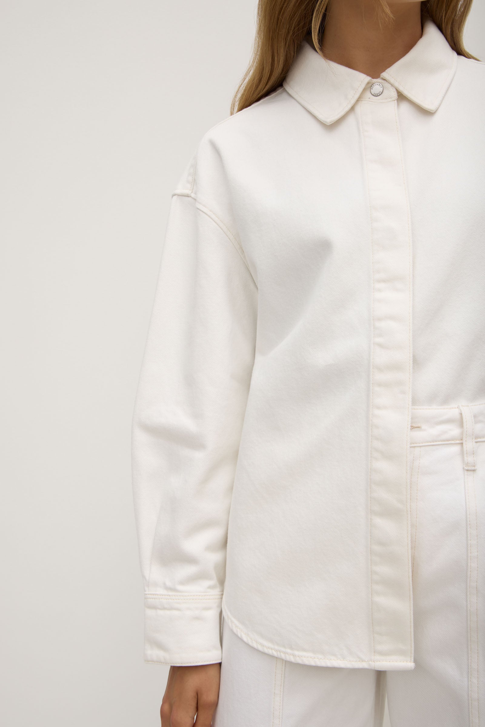 Emilia Denim Overshirt Jacket for Women - Stylish Lightweight Denim Shacket for Casual Outfits & Layering | Perfect for Spring, Fall & Everyday Wear
