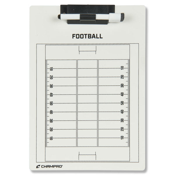 Champro Football Coach's Dry Erase Board - Magnetic Whiteboard for Play Diagrams & Strategy Planning - Perfect for Football Practice, Team Meetings & Game Day Tactics