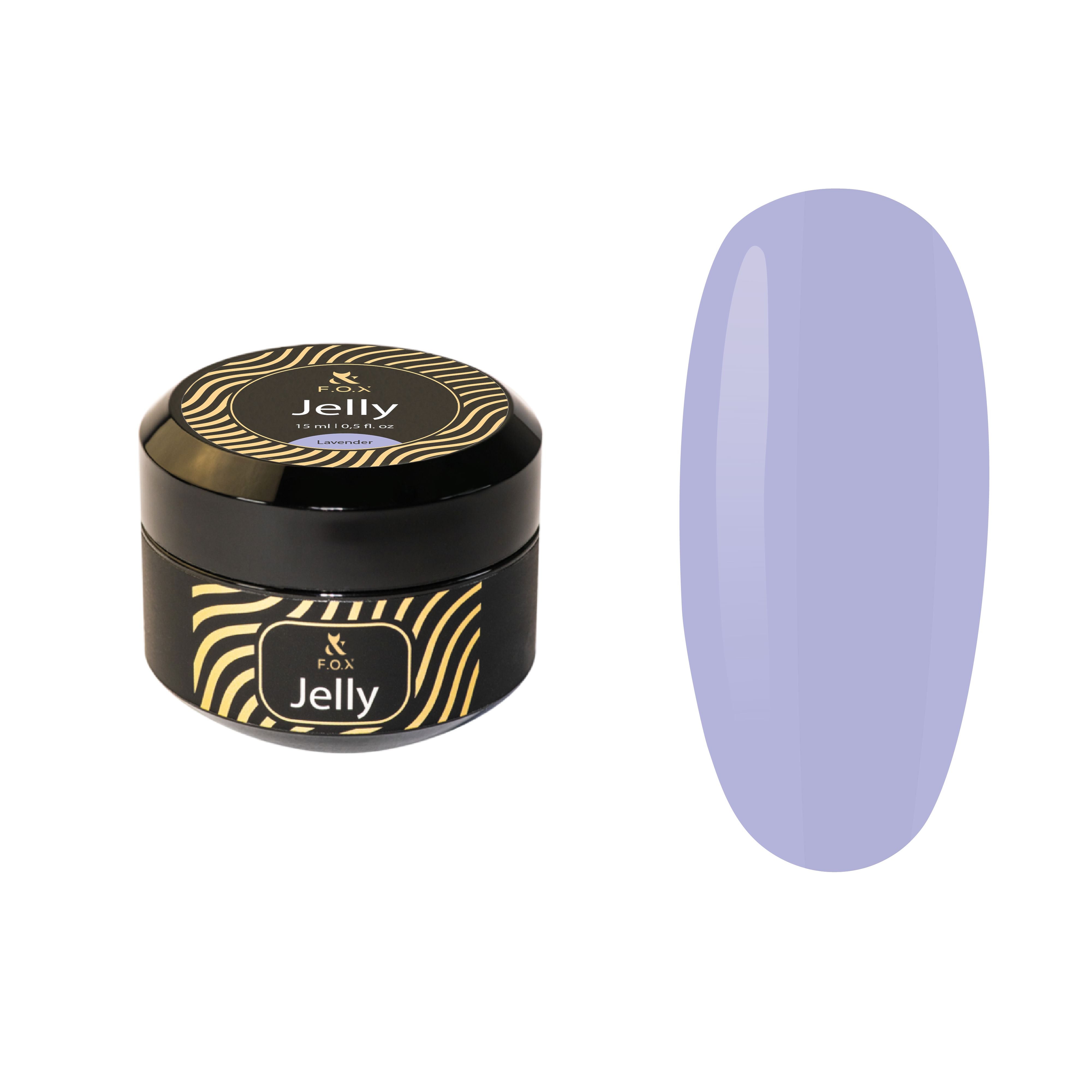 F.O.X Jelly Cover Lavender Essential Oil - 15ml Bottle for Aromatherapy, Relaxation & Skin Care | Perfect for Diffusers, Massage & DIY Beauty Products