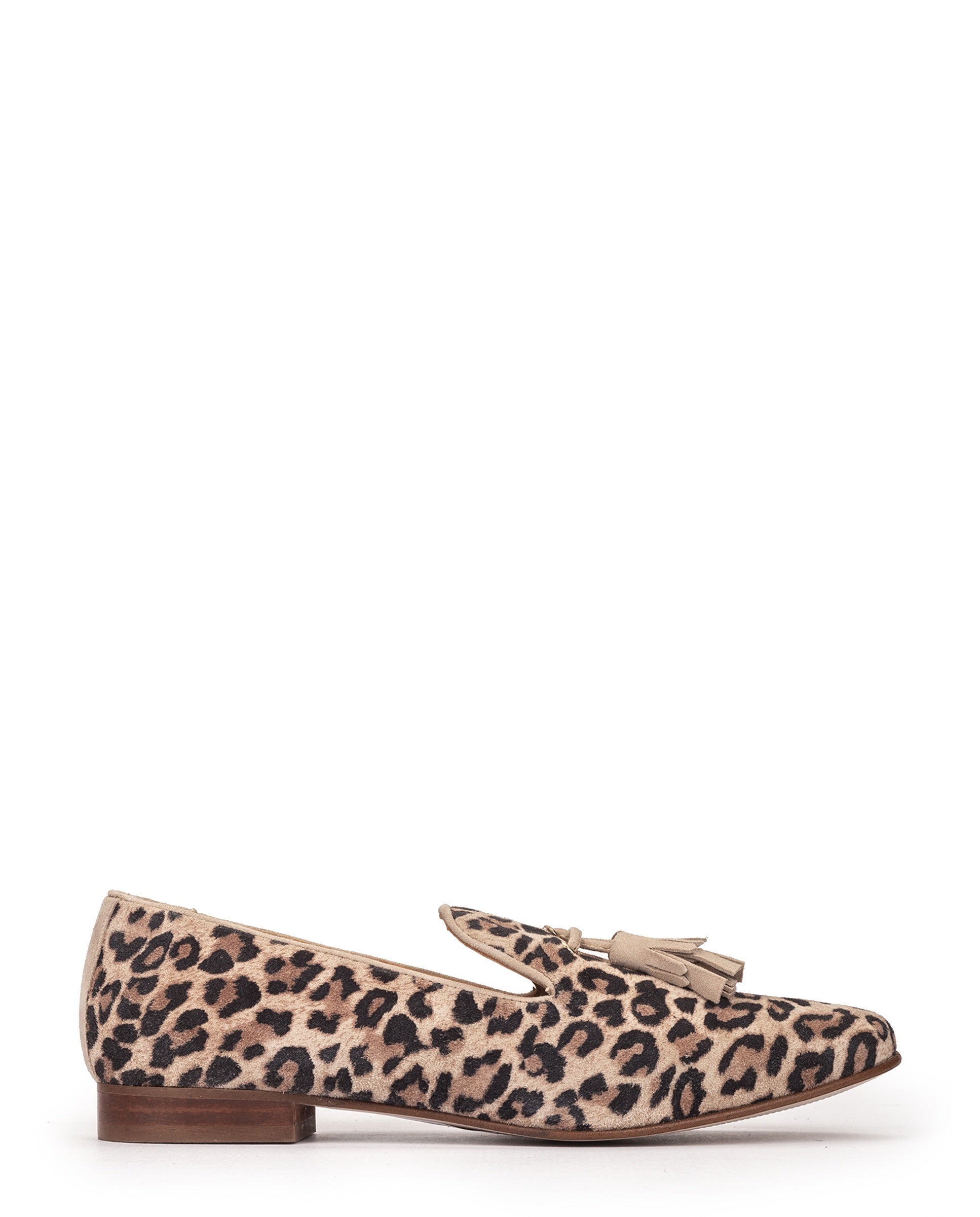 PEDRO MIRALLES Women's Suede Leopard Print Loafers with Tassel - Fashion Slip-On Shoes for Casual Outfits & Office Wear (Style 3659)