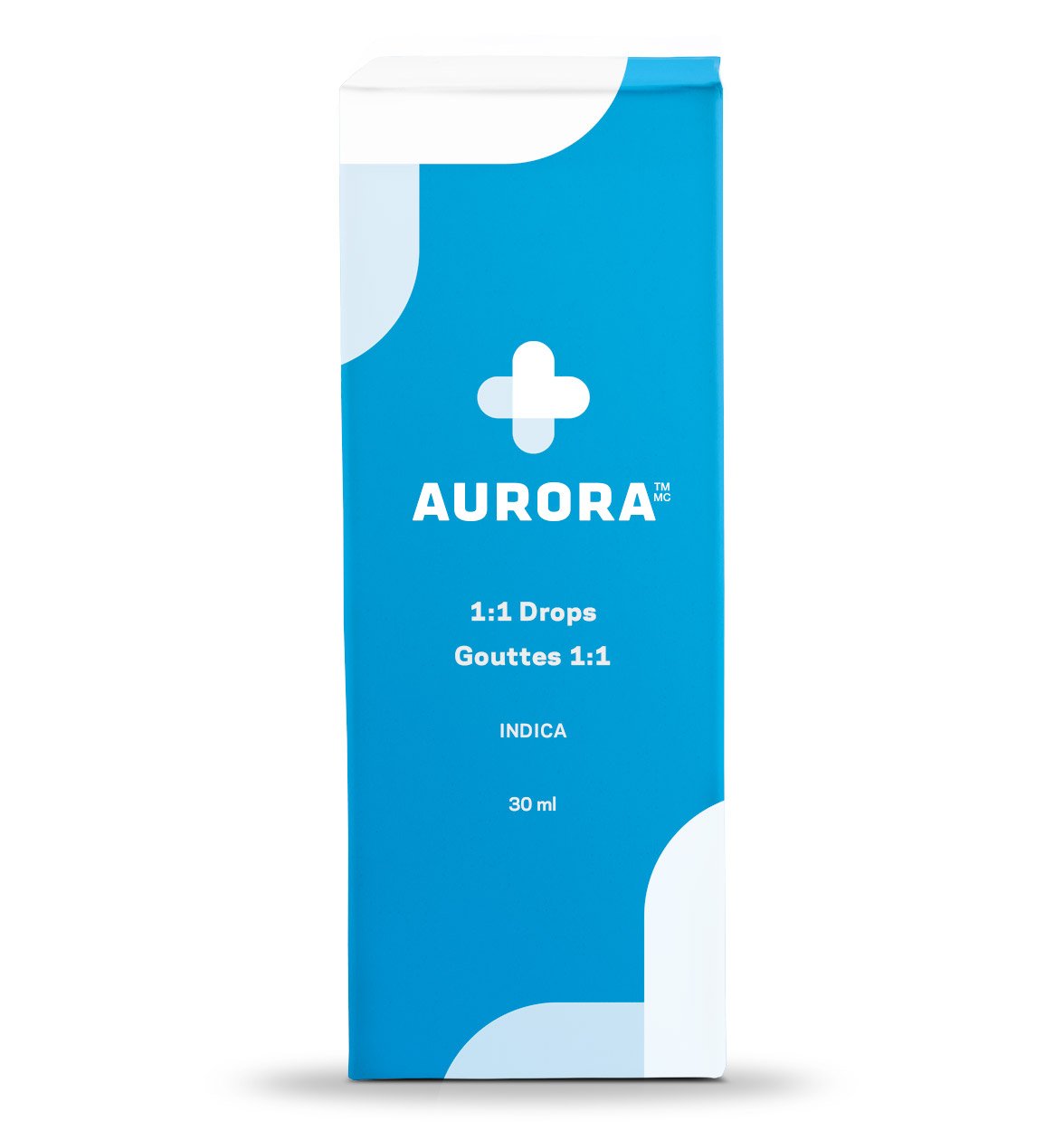 Premium Aurora 1:1 THC CBD Drops (Indica) - Natural Pain Relief & Relaxation for Stress, Sleep & Wellness - Perfect for Nighttime Use & Calming Effects