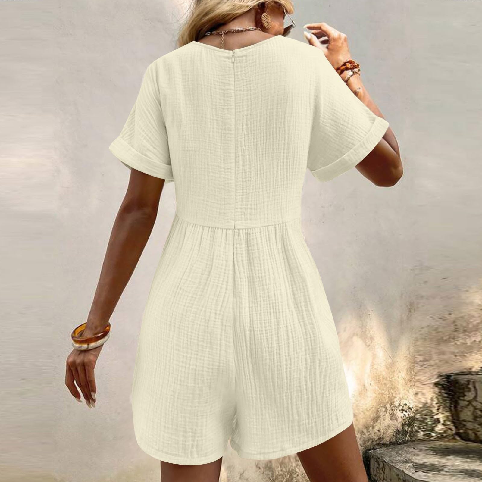 **Women's Summer 2-Piece Pajama Set - Soft Short Sleeve Lounge & Sleepwear Outfit - Plus Size Comfortable Pjs for Nightwear, Relaxing at Home, or Vacation**