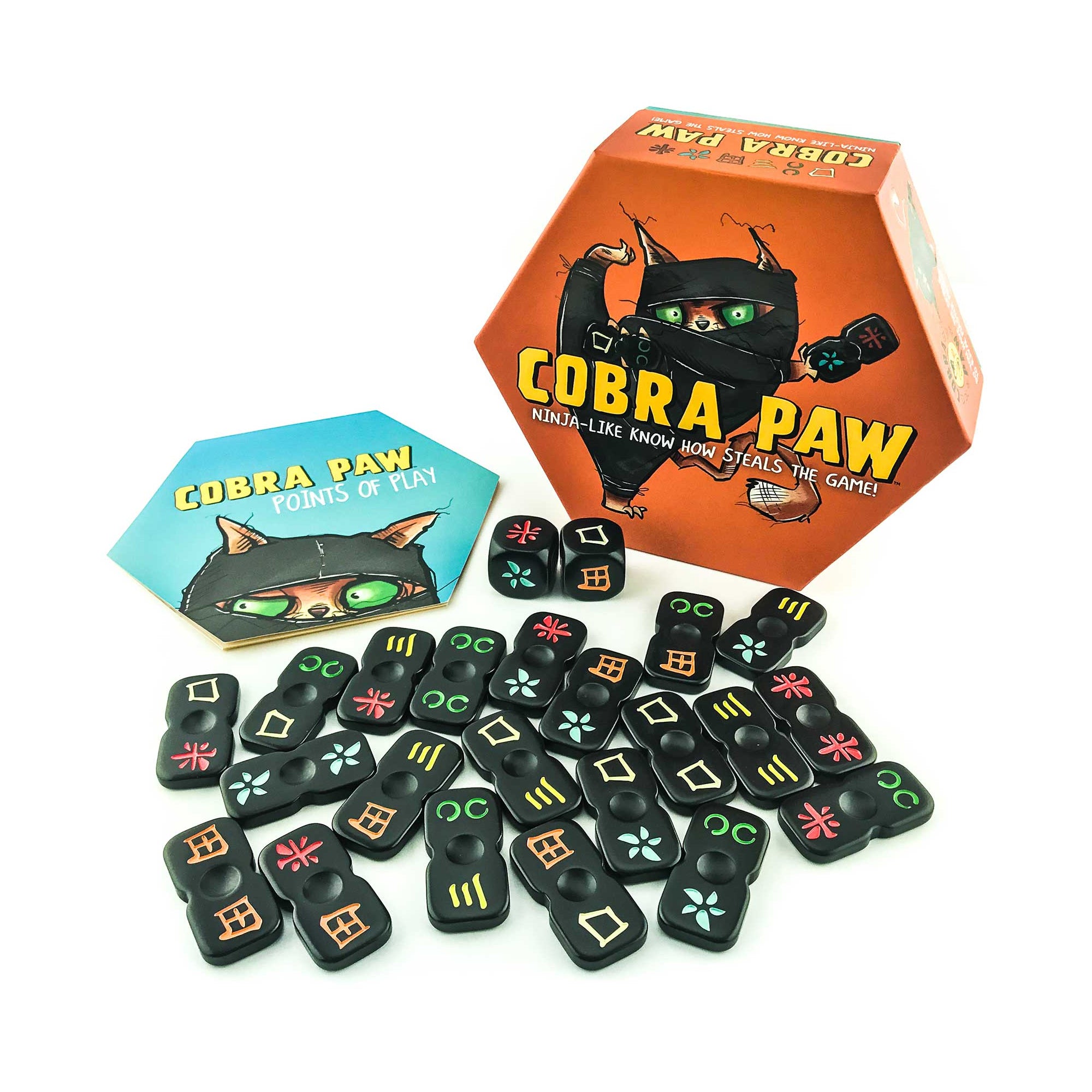 Cobra Paw Ninja Challenge Tile Snatching Board Game - Fun Family Game Night for Kids & Adults - Perfect for Parties, Gifts & Indoor Activities