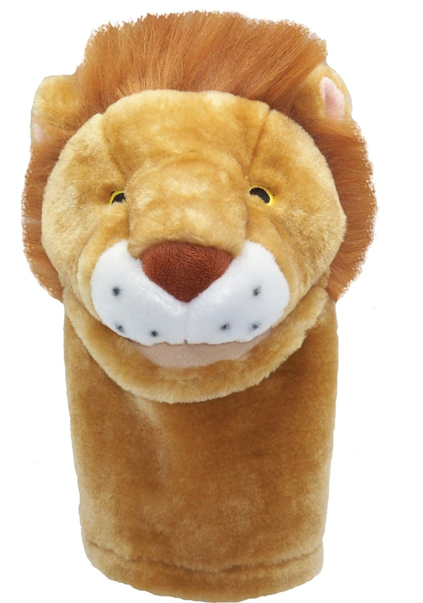 Soft Lion Plush Hand Puppet for Kids - Interactive Storytelling & Role Play Toy for Preschool Learning & Fun
