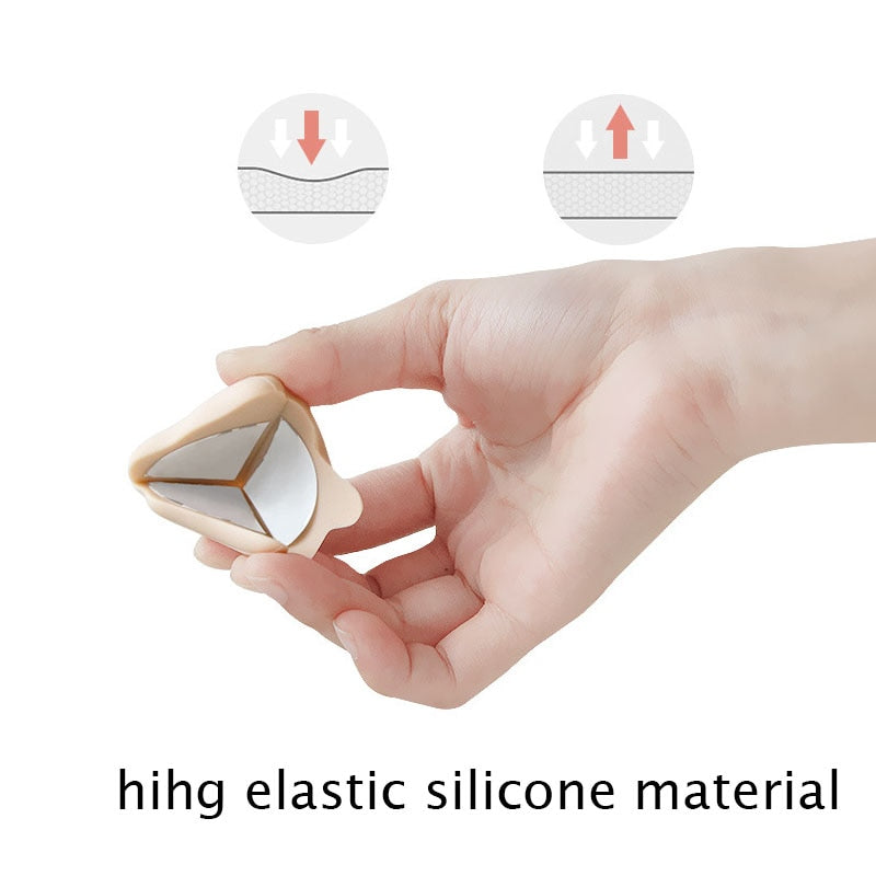 Baby Safety Silicone Table Corner Protectors - Soft Edge Guards for Childproofing Furniture (Ideal for Coffee Tables, TV Stands & Nursery Furniture)