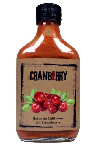 Suicide Sauces Cranberry Habanero Mustard Hot Sauce - 200ml | Spicy Flavor for Wings, Tacos & BBQ | Perfect for Gifting & Home Cooking