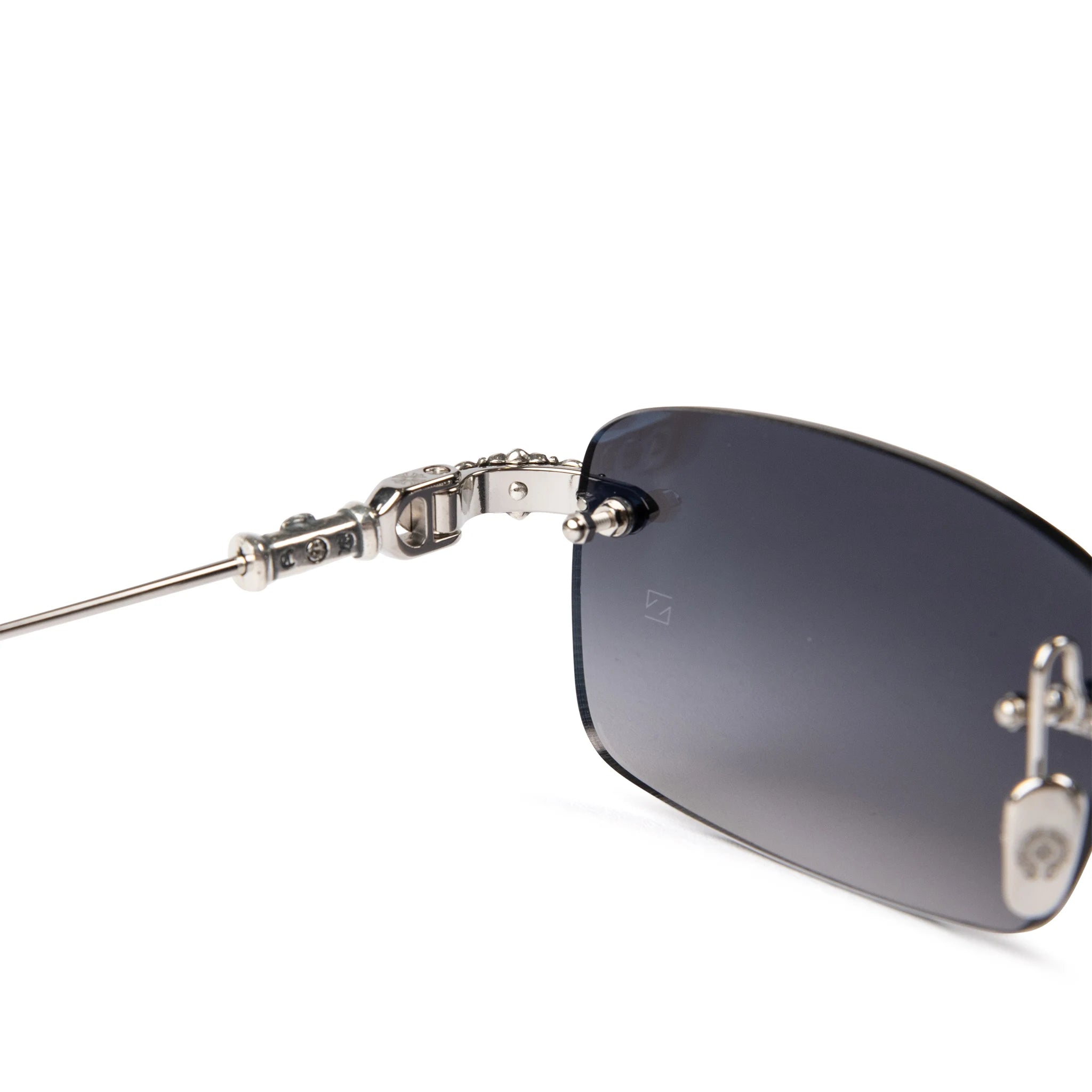 Chrome Hearts Pills III Silver Black Sunglasses - Luxury Designer Shades for Men & Women - UV Protection - Perfect for Outdoor Activities, Travel & Fashion Statements
