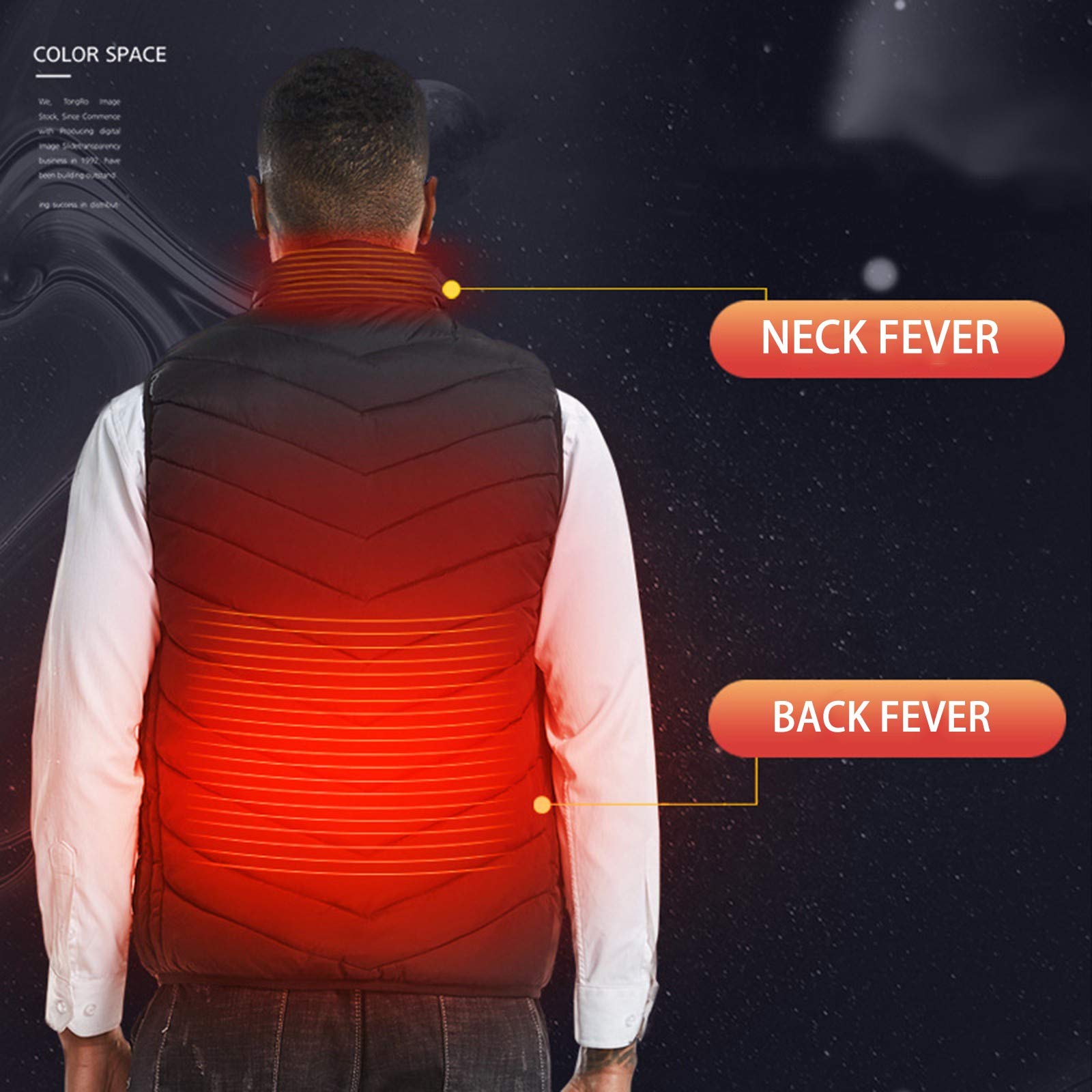 Lightweight USB Heated Vest for Women - Electric Heating Jacket with USB Charging for Outdoor Activities (Batteries Not Included) | Perfect for Hiking, Camping & Winter Sports