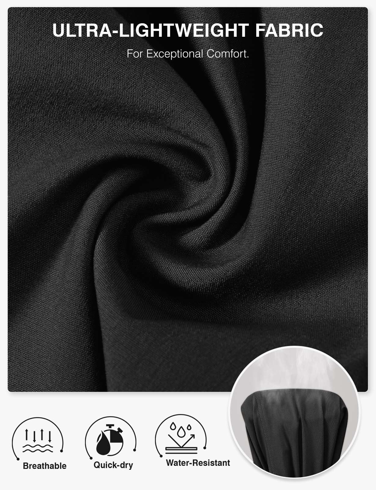 Rdruko Men's Golf Pants - Stretch Comfort Lightweight Quick-Dry Dress Slacks for Business Casual & Work | Perfect for Office, Golfing & Travel
