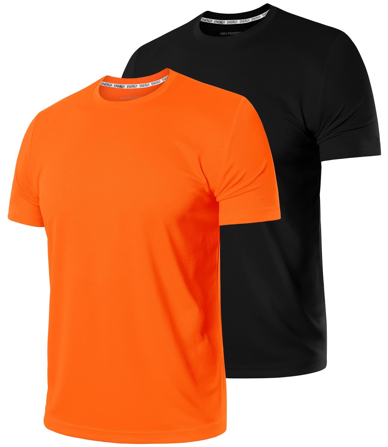 Best Moisture Wicking Quick Dry Workout Shirts for Men - Breathable Athletic Performance T-Shirts for Gym, Running & Training - Ideal for Fitness, Sports & Active Lifestyle