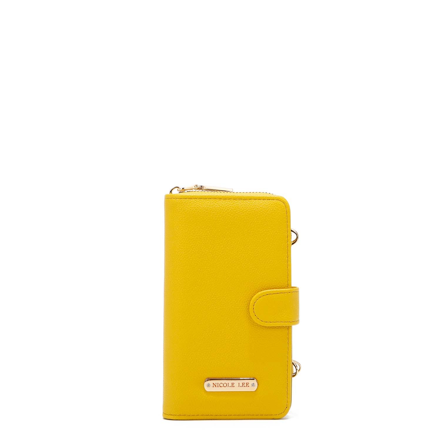 2-Piece Solid Phone Case with Crossbody Wallet - Stylish & Secure for iPhone & Samsung - Perfect for Travel, Shopping & Everyday Use