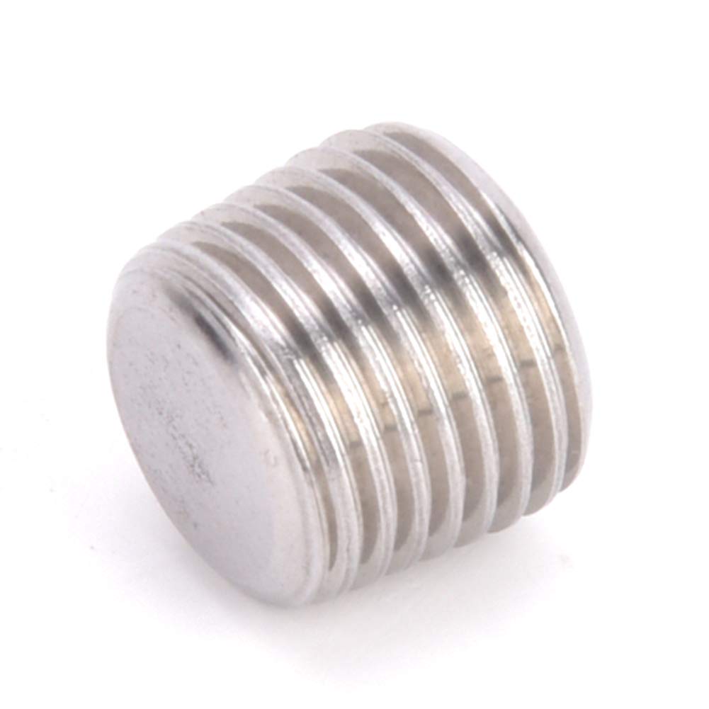 Garosa 10pcs 304 Stainless Steel BSPP Male Thread Pipe Plug Kit - Hex Head Fitting for 3/8 Inch Pipes | Plumbing, Hydraulic Systems & Industrial Applications