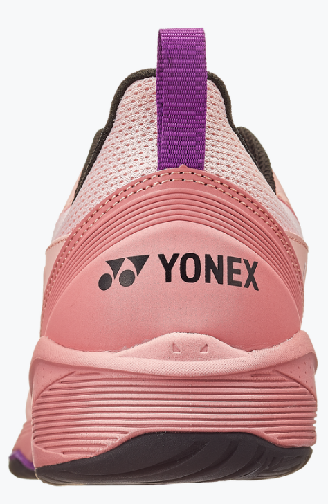 Yonex Power Cushion Sonicage 3 Women's Tennis Shoes - Pink/Beige - All Court Performance for Ladies - Perfect for Casual Play & Competitive Matches