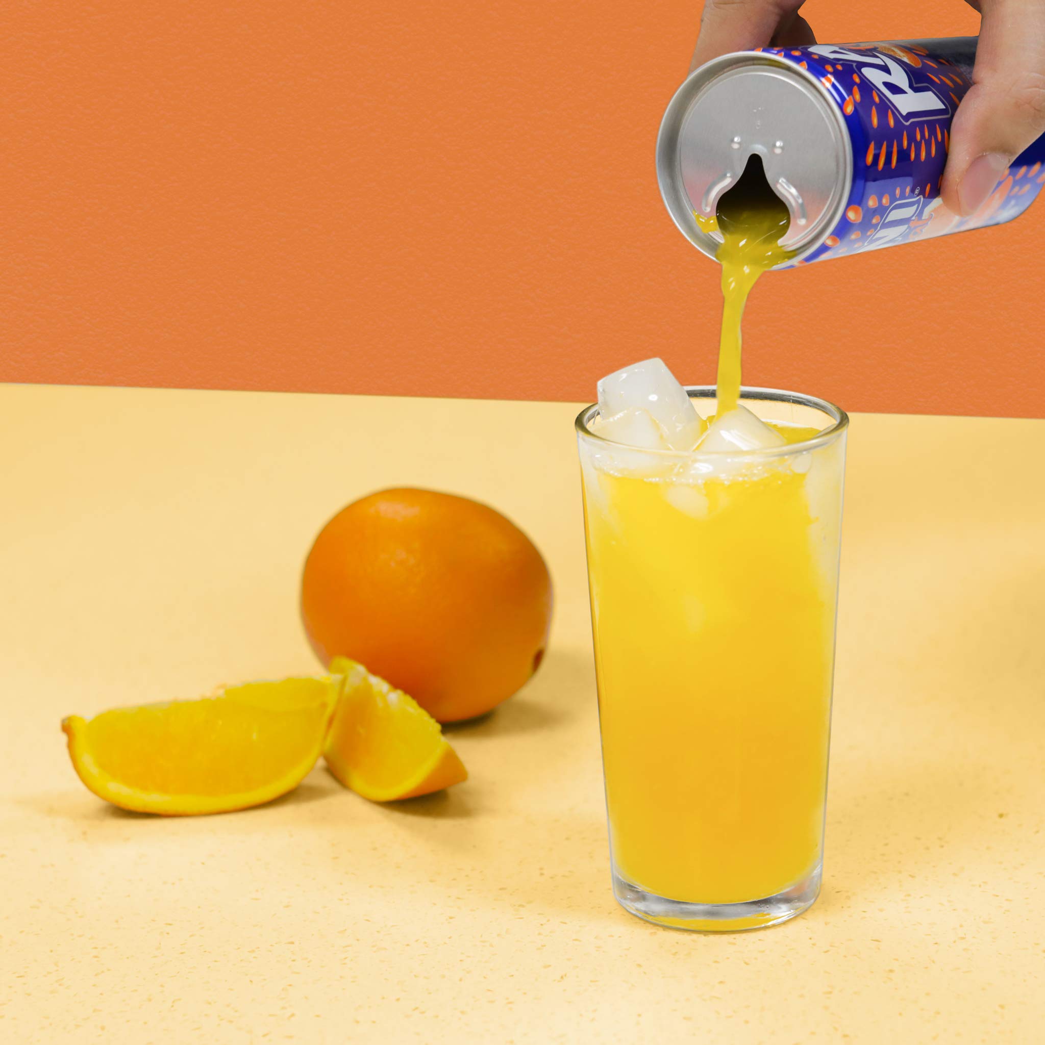 Rani Float Orange Juice with Real Fruit Pieces - Low Sugar 8 oz (Pack of 24) | Imported from Dubai | Perfect for Breakfast, Snacks & Healthy Hydration