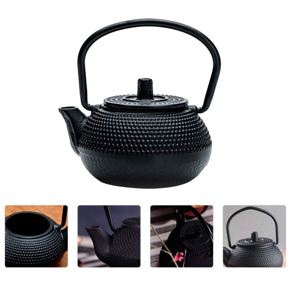 Premium Cast Iron Teapot Set - Japanese Style Small Iron Tea Kettle with Infuser - Perfect for Loose Leaf Tea, Home Decor & Gift Giving - Ideal for Tea Ceremonies, Office Use & Cozy Afternoons