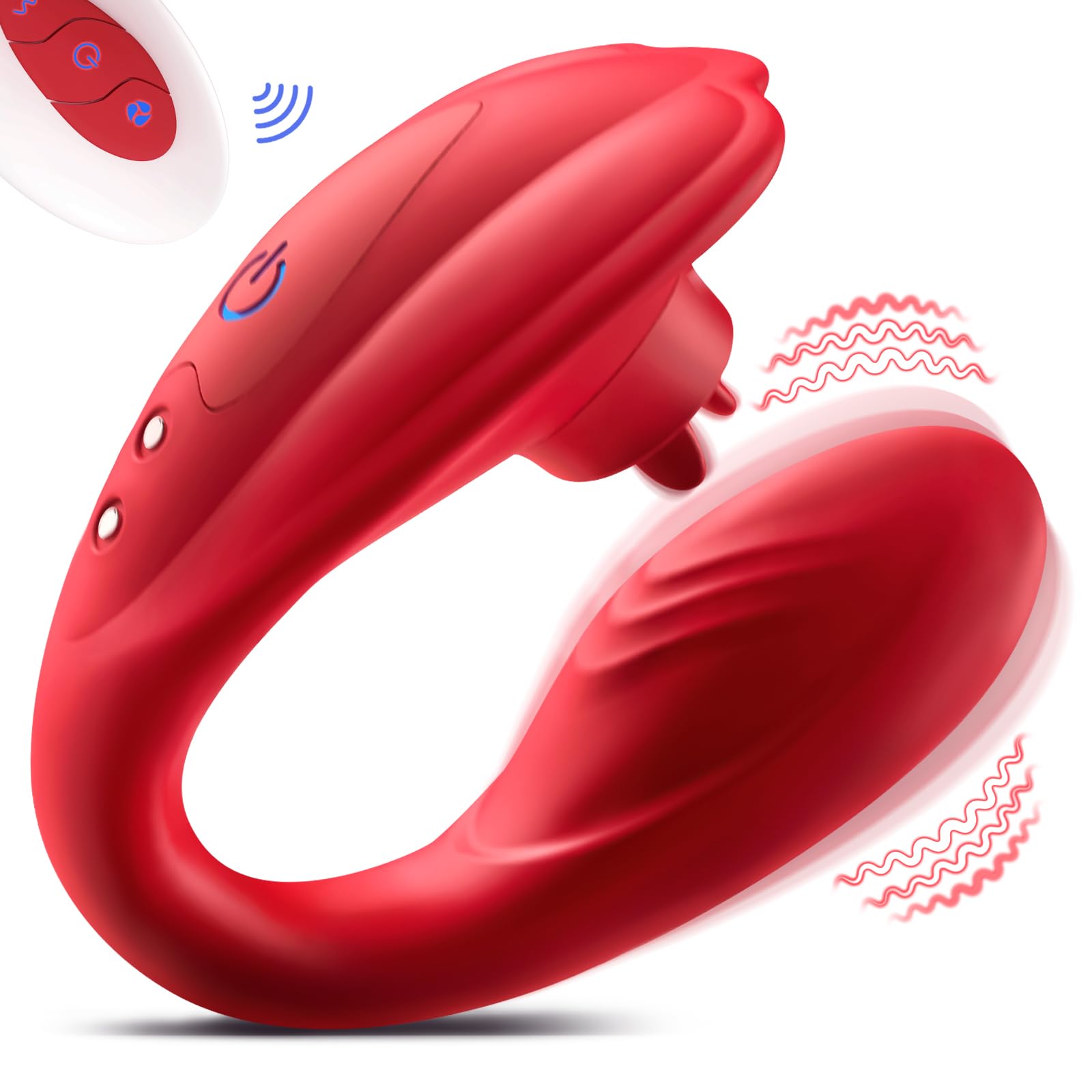 Remote Control Vibrator for Women - Wearable G-Spot & Clit Stimulator with 10 Vibration & Licking Modes, Hands-Free Adult Sex Toy for Couples & Solo Play - Perfect for Date Nights, Long Distance Relationships & Spicing Up Your Bedroom