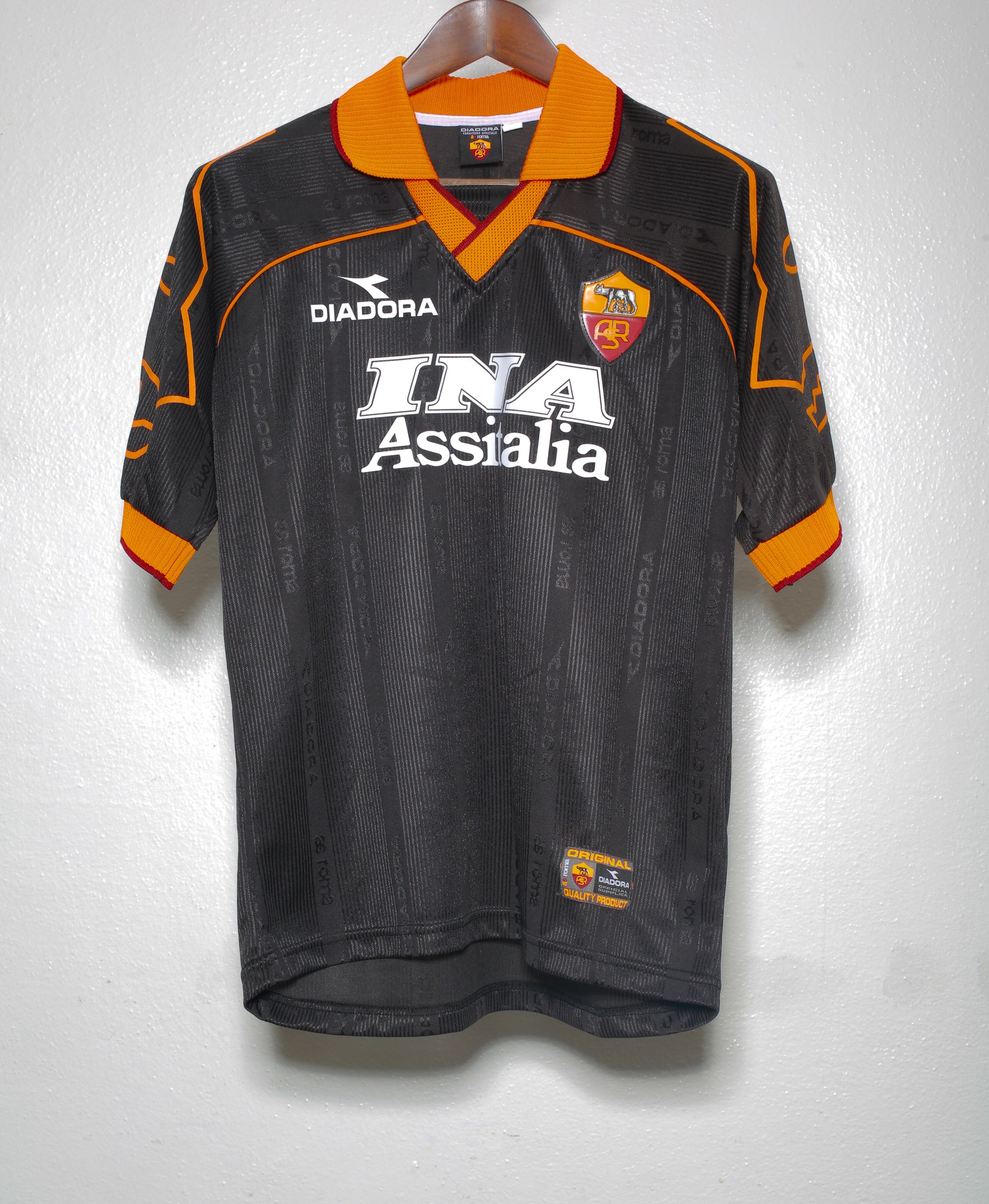 AS Roma 1999 Third Jersey #10 Totti - Men's Soccer Shirt for Fans & Collectors - Perfect for Matchdays, Gifts & Memorabilia