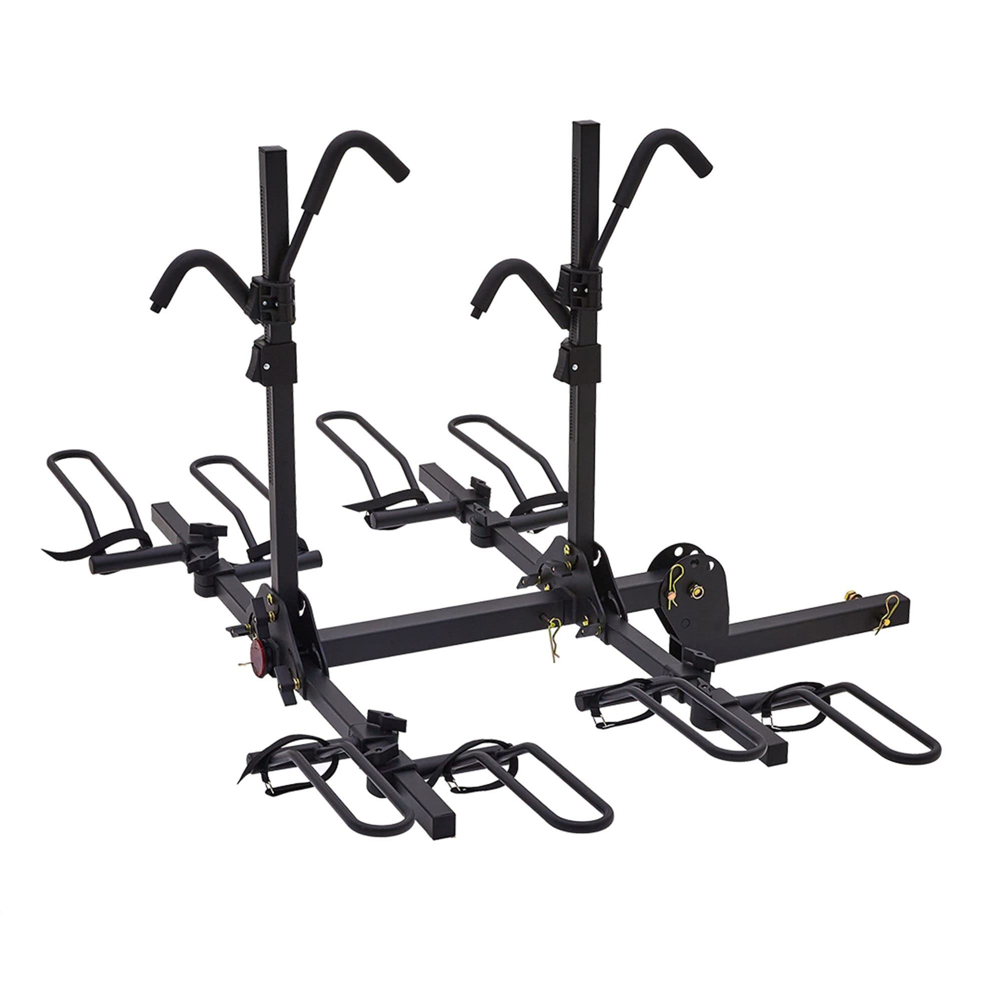 Heavy Duty RV Hitch Bike Rack Carrier - 4 Bike Capacity for Camping, Road Trips & Outdoor Adventures