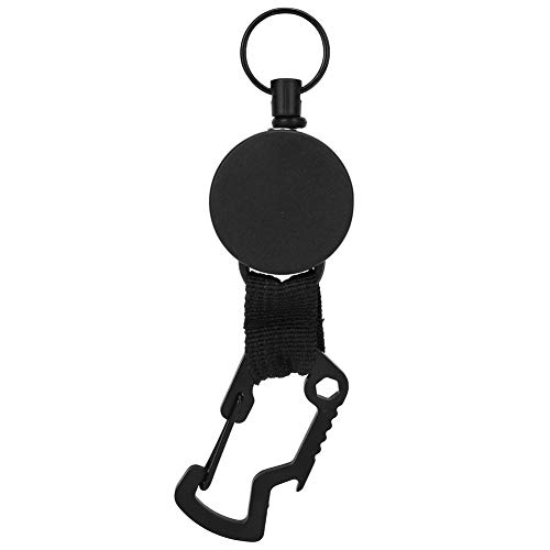 Stainless Steel Keychain - Retractable Key Ring for Handbag & Gift