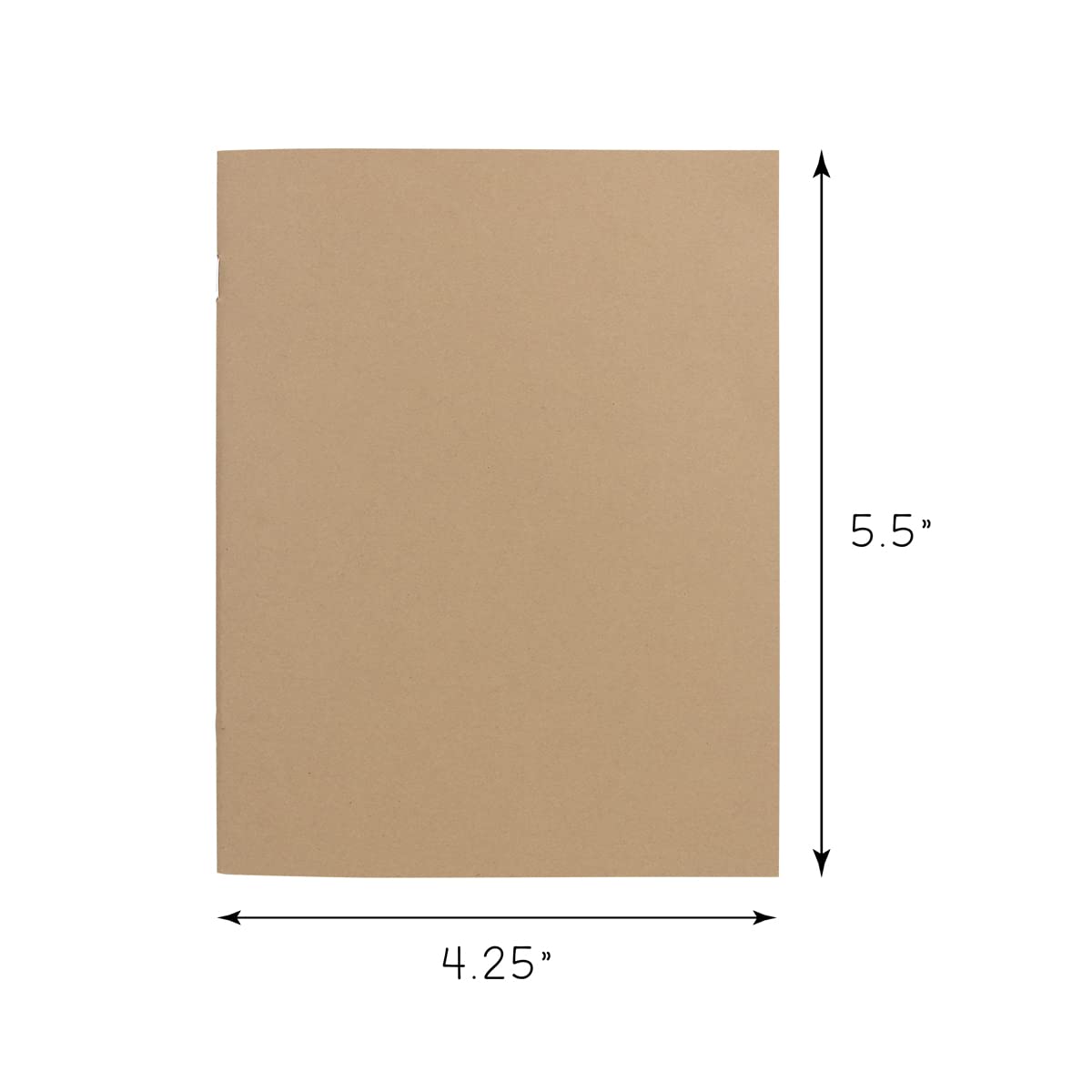 Hygloss 4.25x5.5 Inch Kraft Blank Books 24 Pack for Journaling & Sketching - Perfect for Art, Crafts & Writing