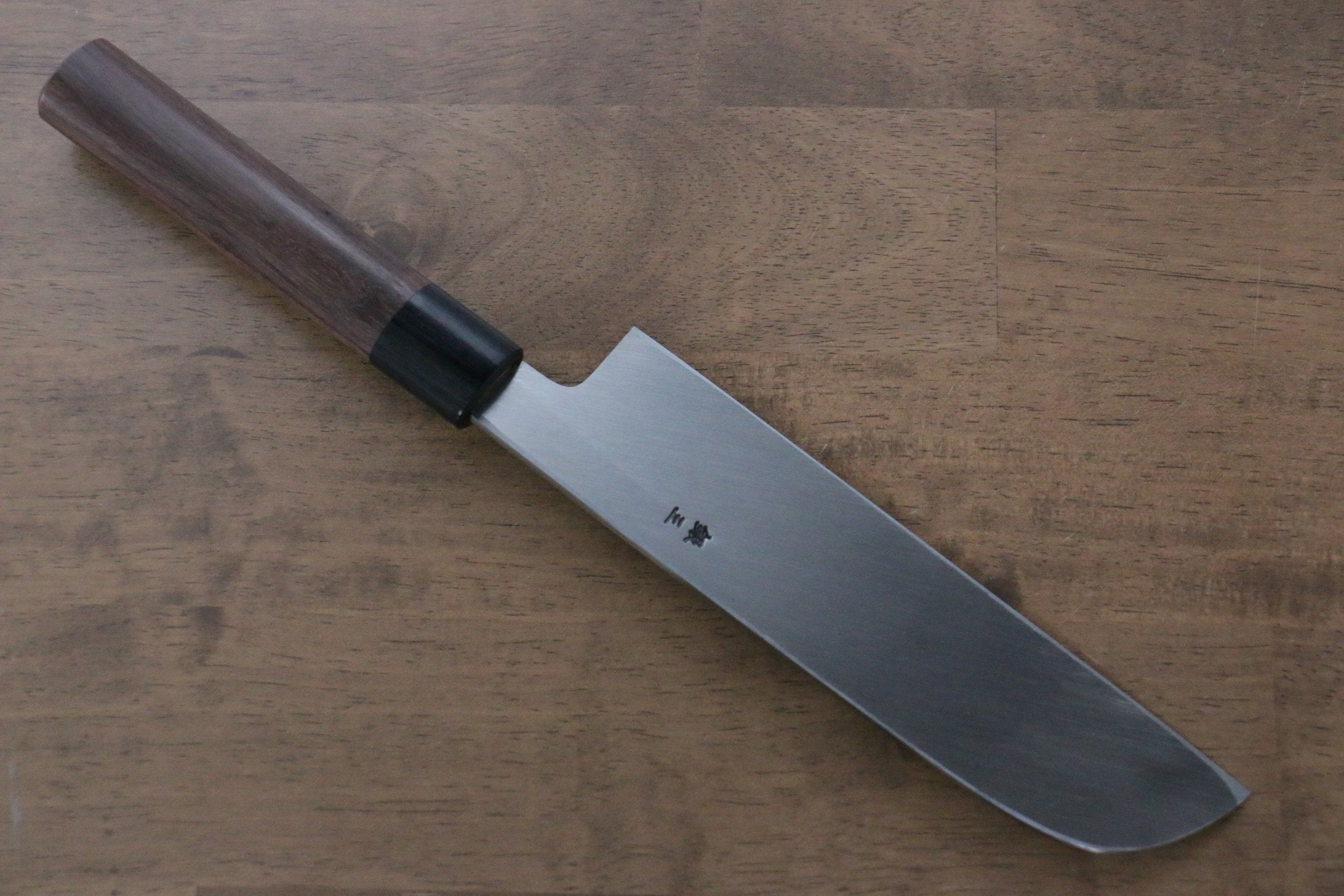 Premium Jikko Silver Steel No.3 Kamagata Usuba Japanese Chef Knife 195mm with Shitan Handle - Perfect for Sushi, Vegetables & Precision Cutting