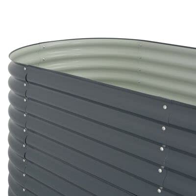 **Galvanized Steel Raised Garden Bed Kit 157.4