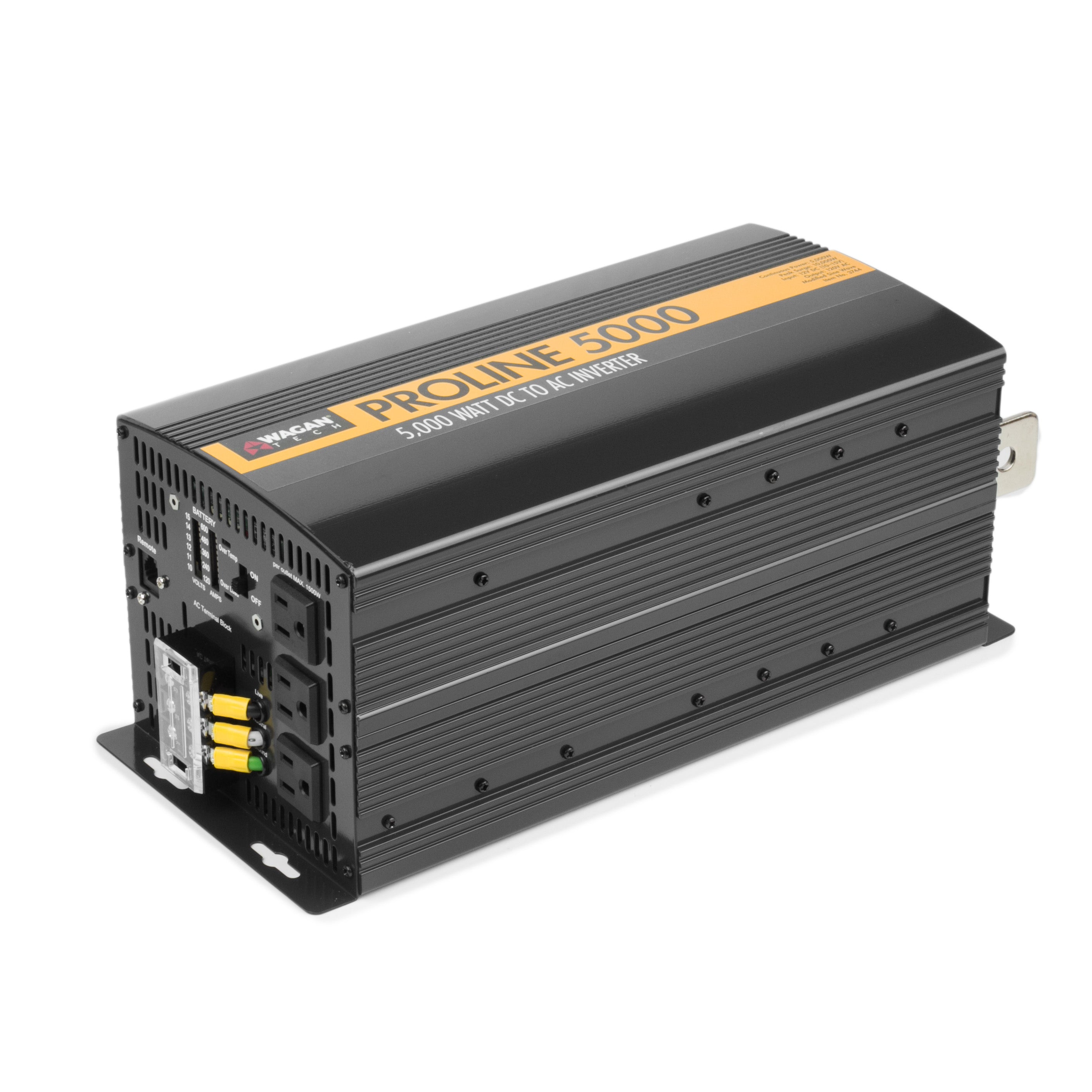 ProLine™ 5000W Modified Sine Wave Power Inverter - Reliable DC to AC Conversion for RVs, Camping & Emergency Power Backup