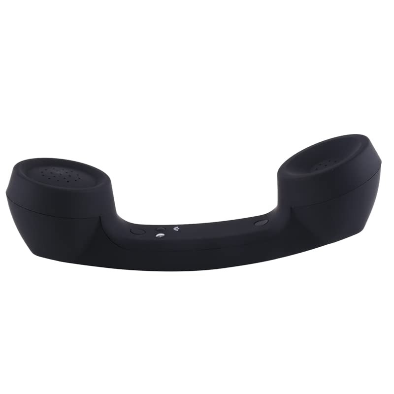 Retro Wireless & Wired Telephone Handset Receiver - Vintage Style Headset for Smartphones | Perfect for Office, Home, and Call Center Use