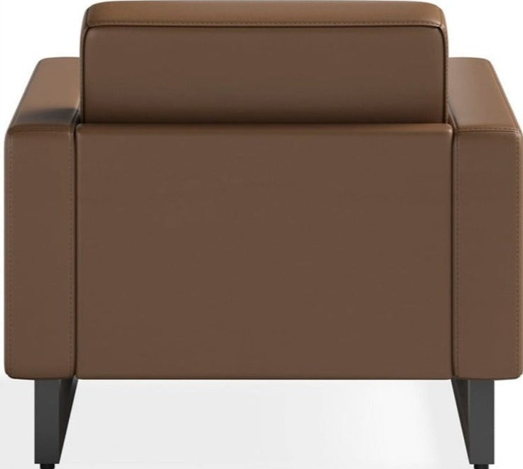 Safco Modern Lounge Chair Without Legs - Ergonomic Design for Office, Living Room & Waiting Areas [Model 1732]